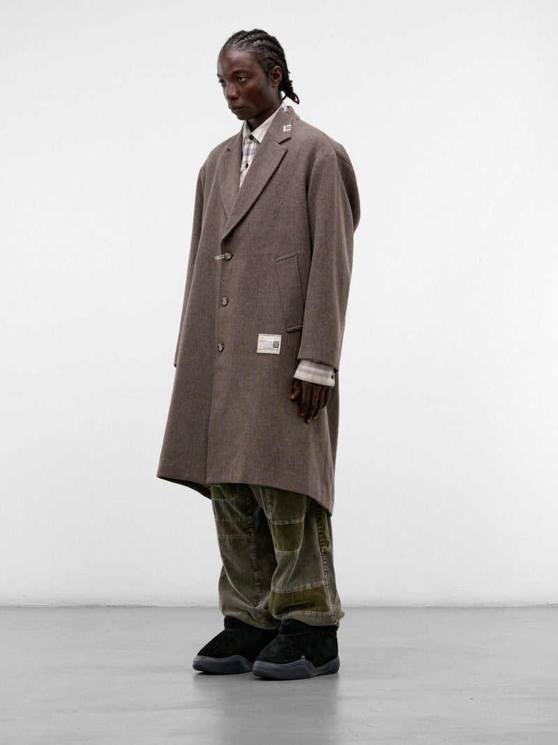 Brown Wool Oversized Coat (A17CT041-BROWN)