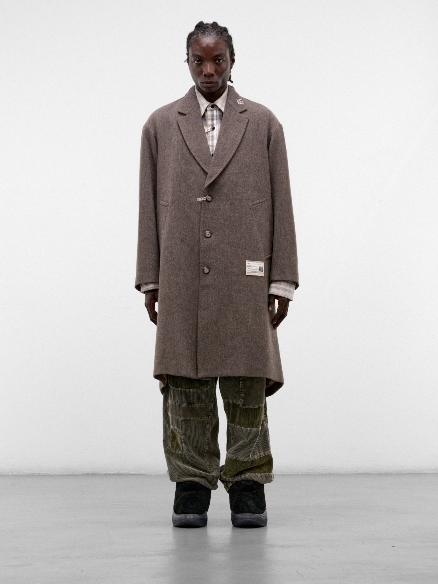 Brown Wool Oversized Coat (A17CT041-BROWN)