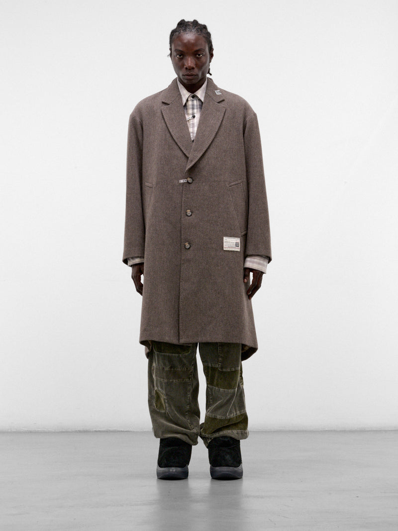 Brown Wool Oversized Coat (A17CT041-BROWN)