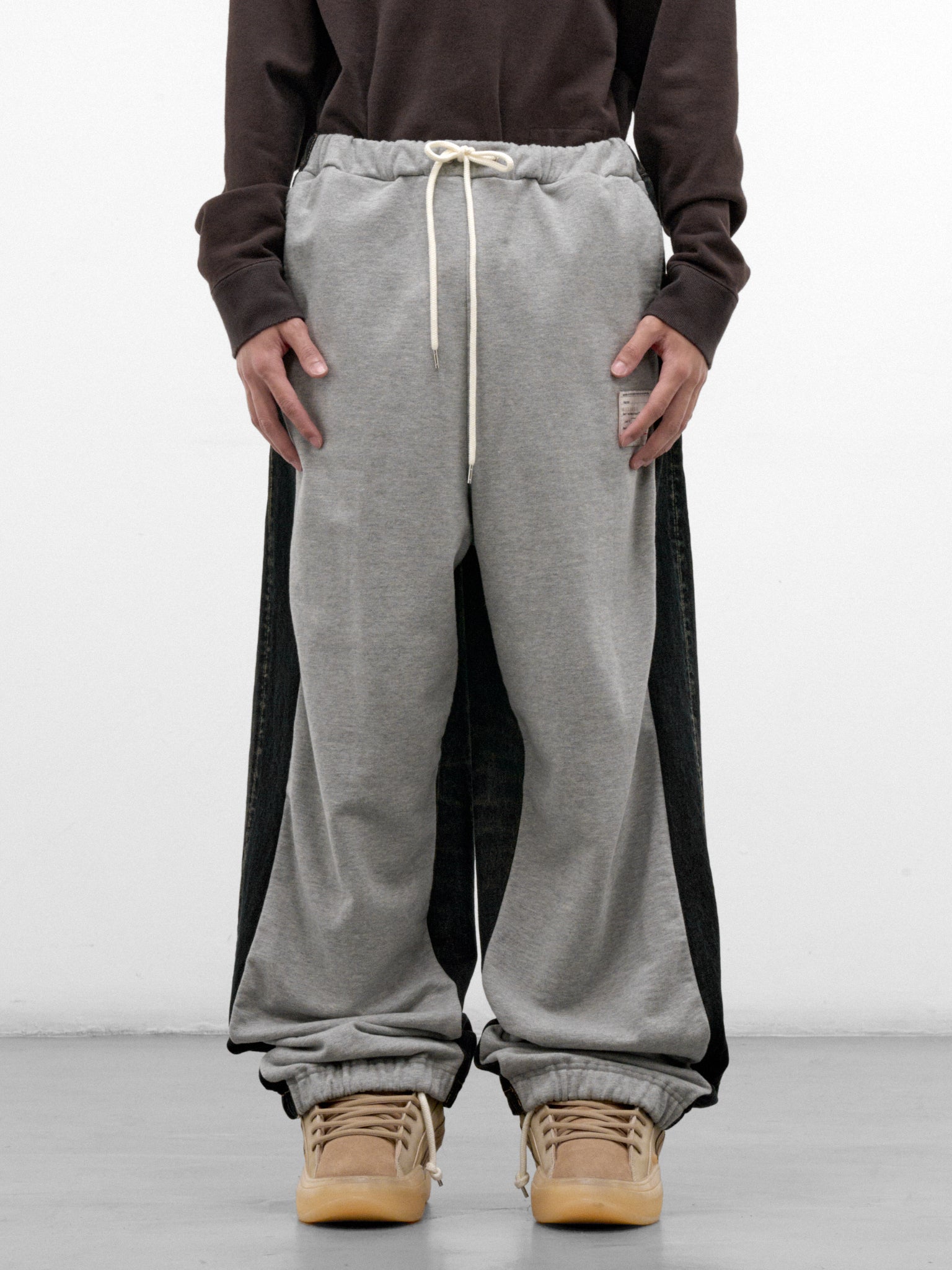 Cotton Hybrid Jeans Sweatpants (A17PT022-INDIGO)