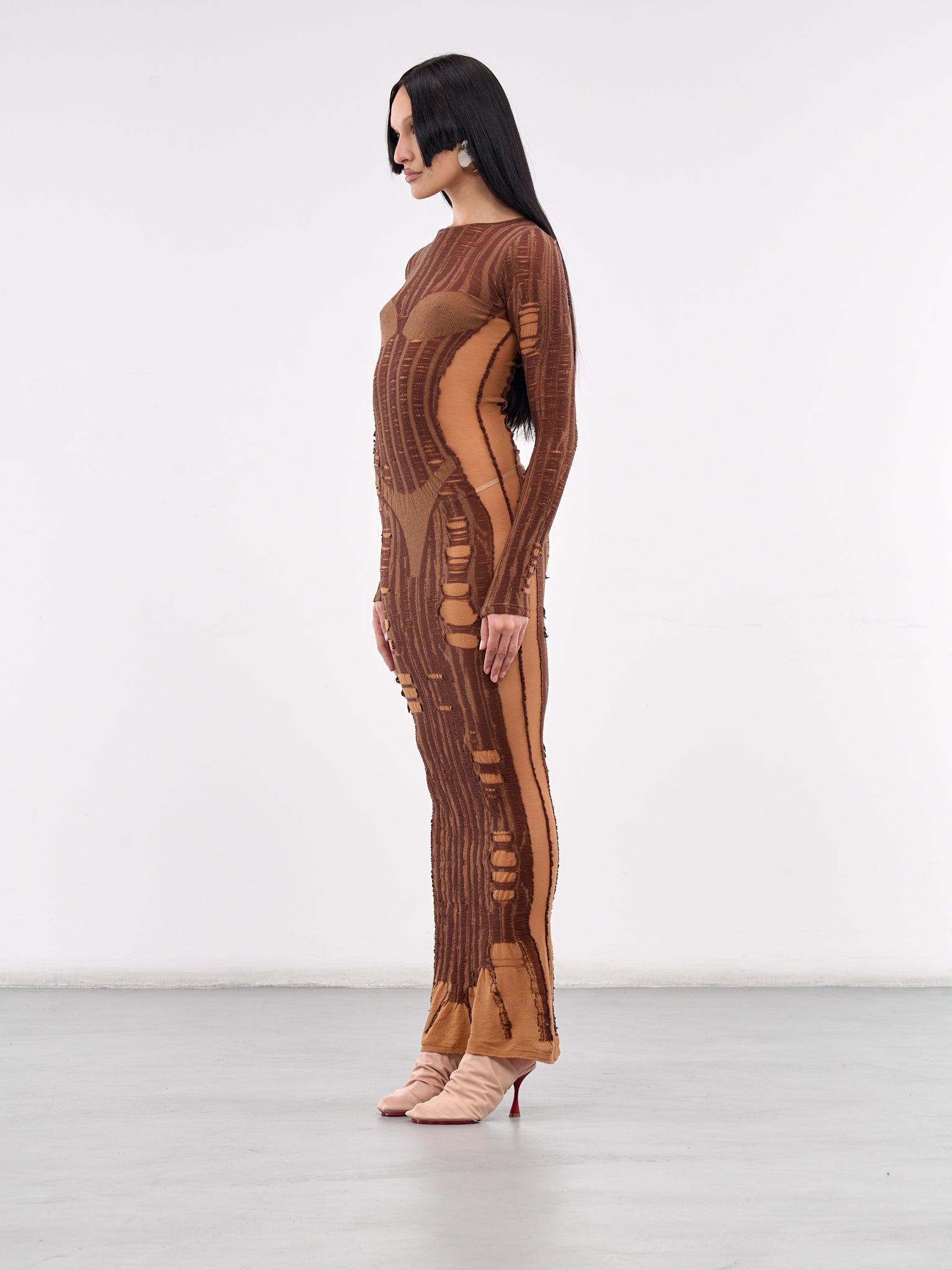 M-Calimera Tromp L'oeil Dress (A18125-0BJBI-WOOD)