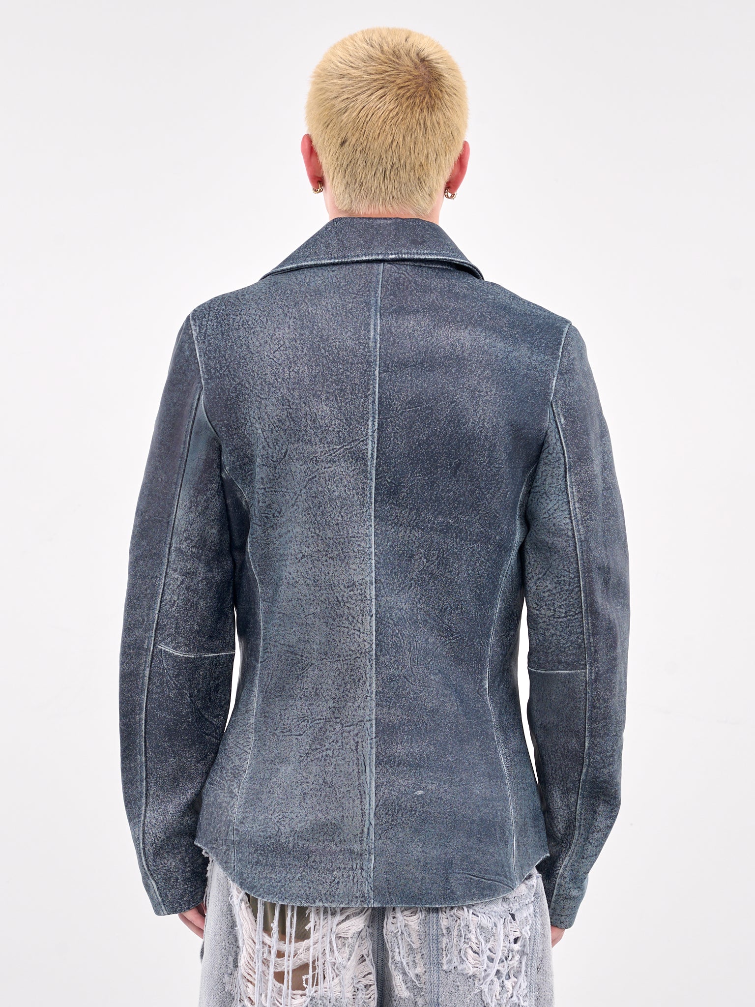 L-Werner Lamb Leather Jacket (A18176-0IKCD-GREY)