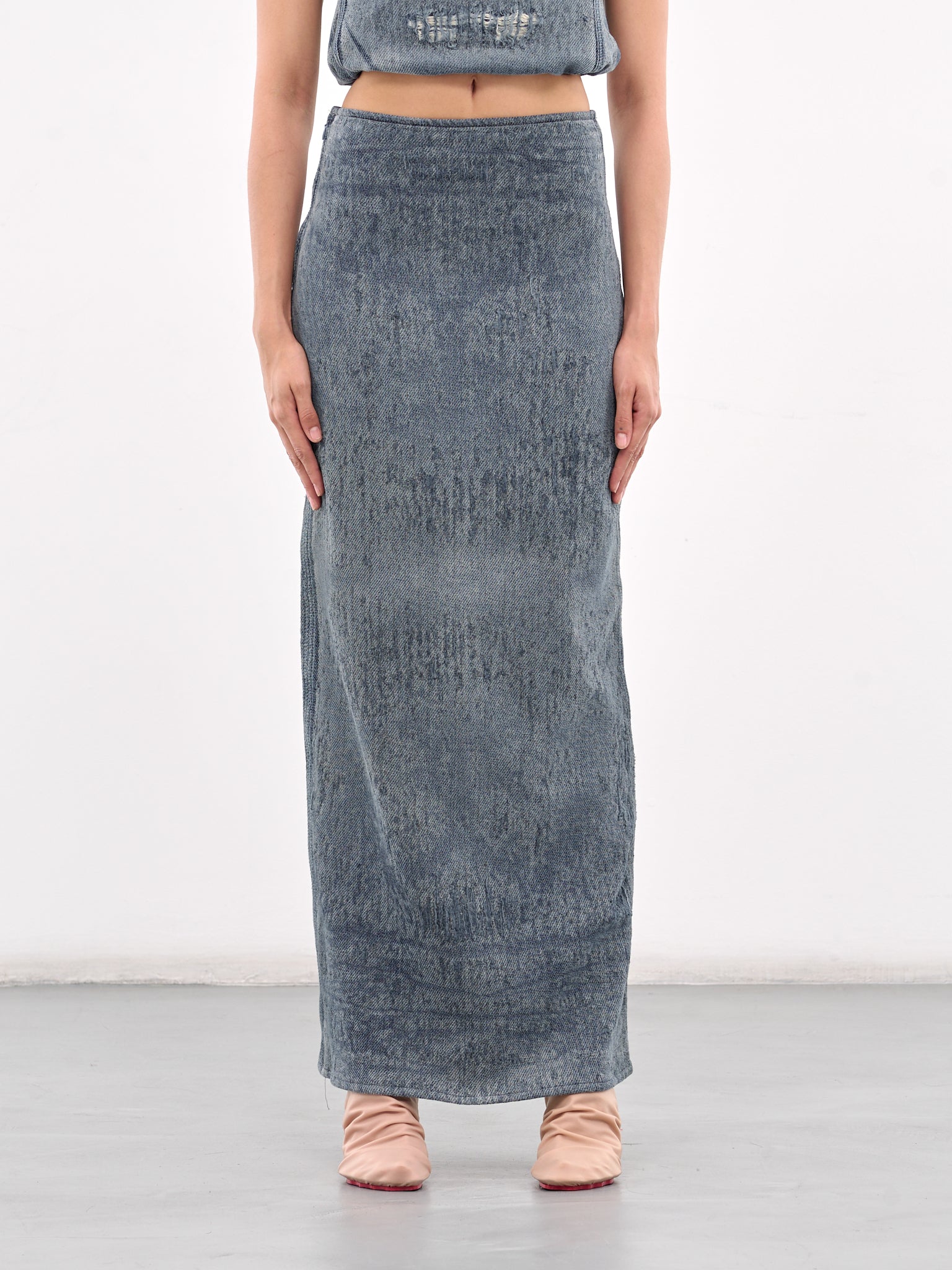 De-Megan-Fsg Denim Skirt (A18934-068RQ-DENIM0