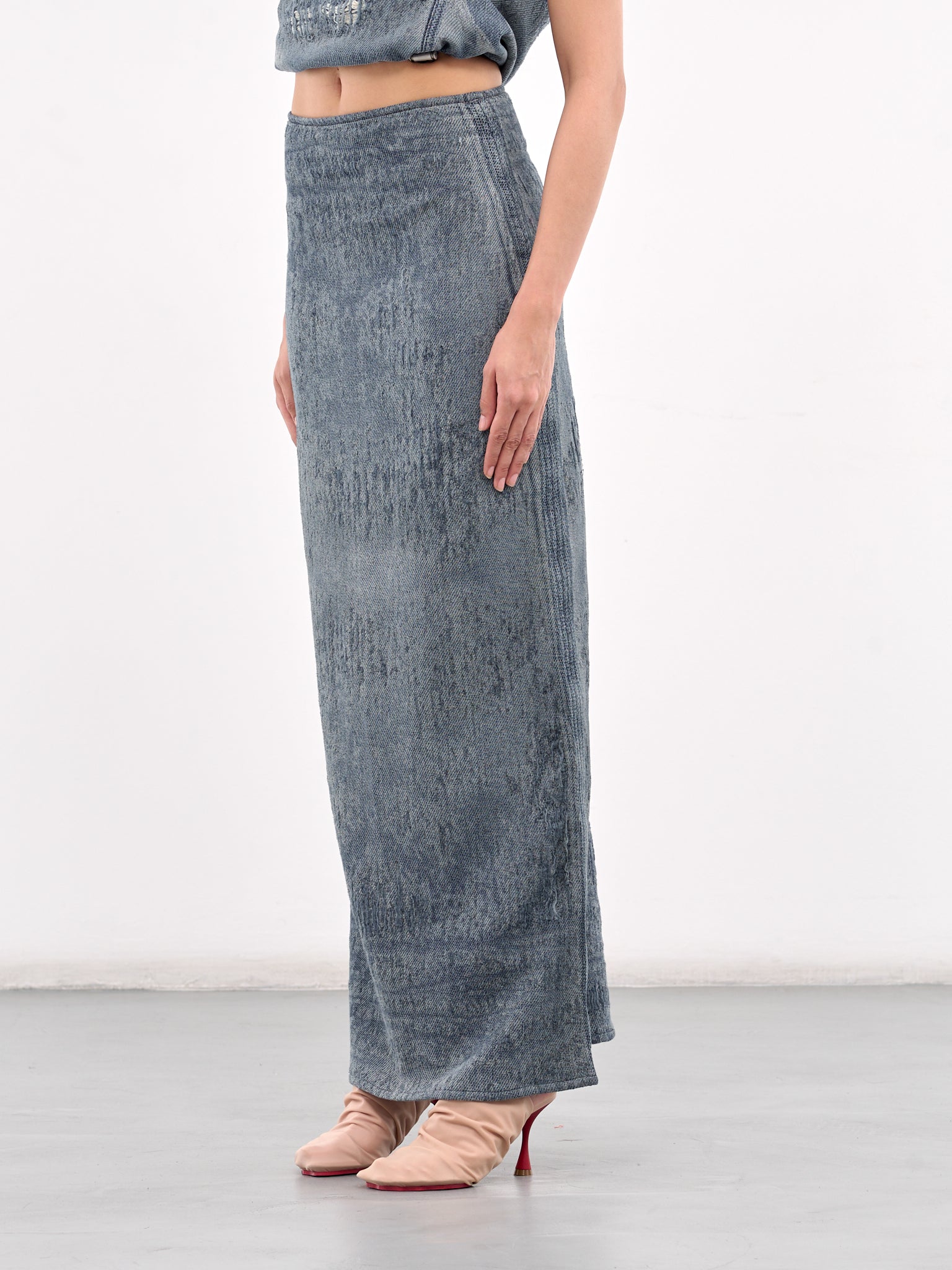 De-Megan-Fsg Denim Skirt (A18934-068RQ-DENIM0