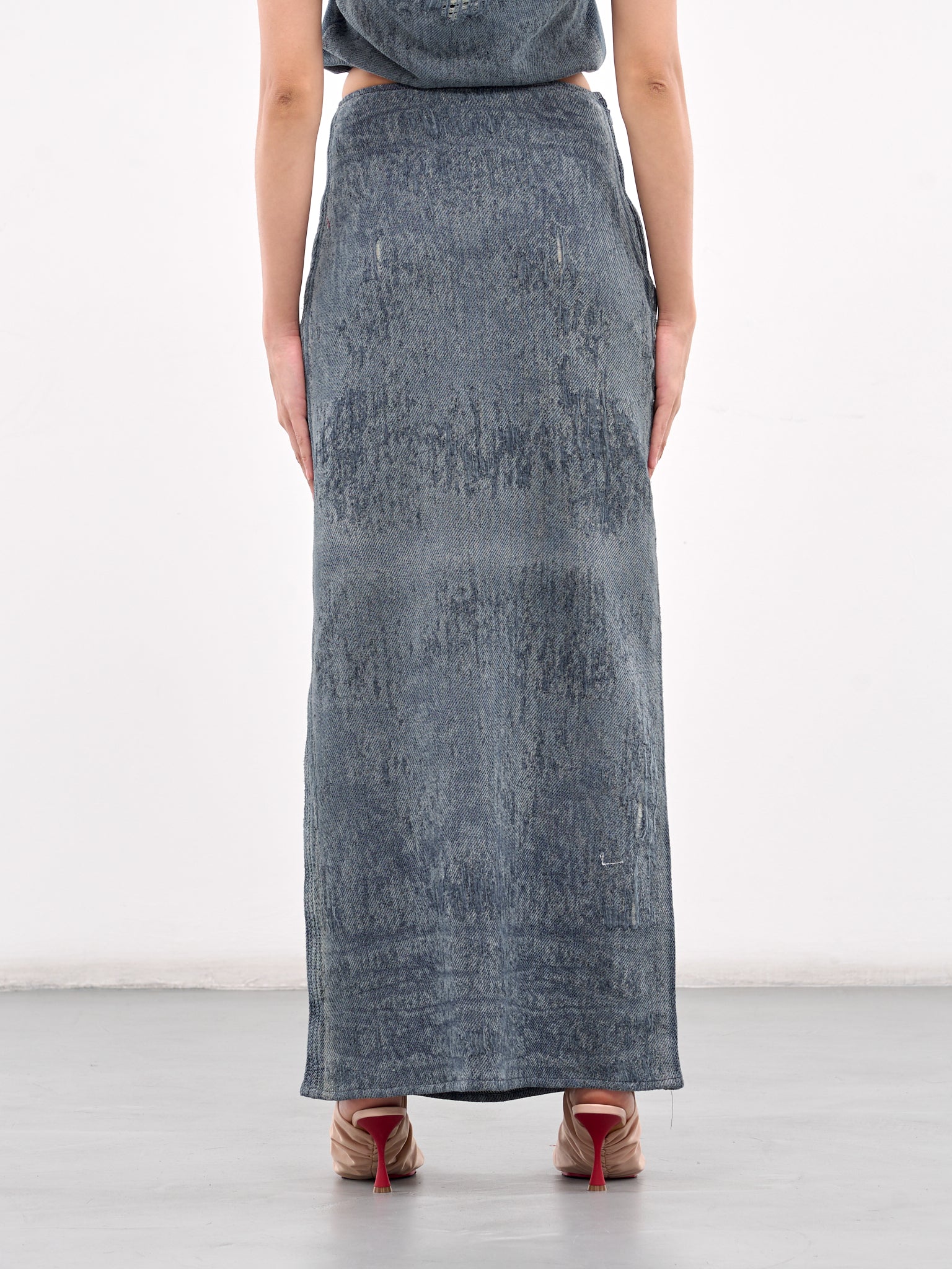 De-Megan-Fsg Denim Skirt (A18934-068RQ-DENIM0