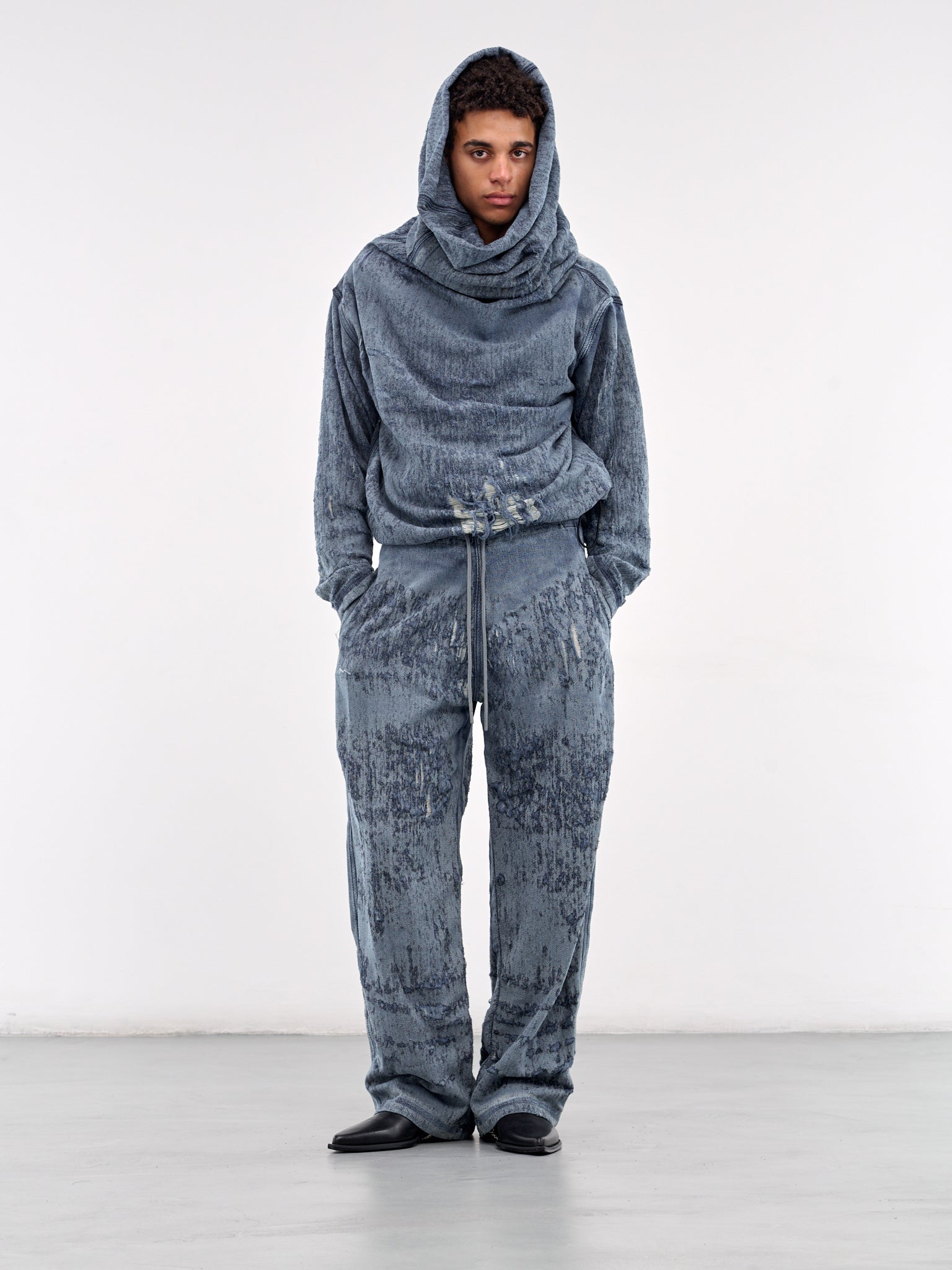 Drawstring Jeans (A18936-068RQ-BLUE)