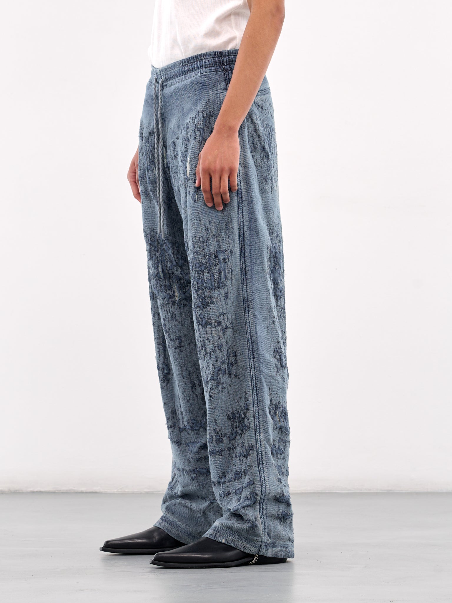 Drawstring Jeans (A18936-068RQ-BLUE)