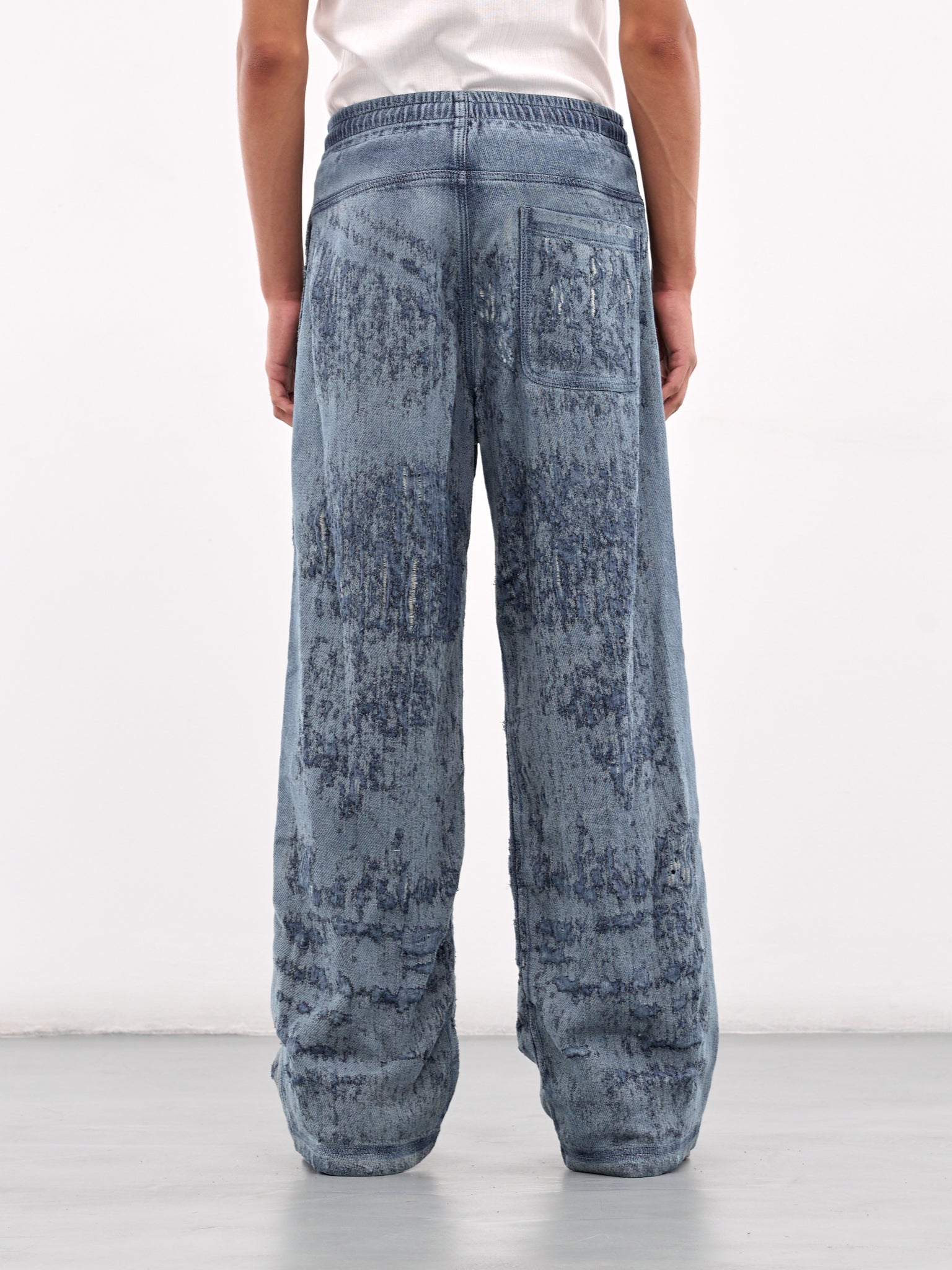 Drawstring Jeans (A18936-068RQ-BLUE)