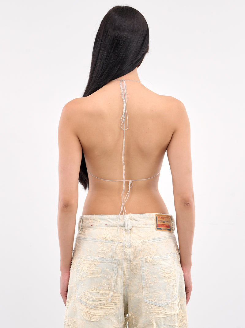 De-Bikiny-Fsg Distressed Denim Bra (A19062-09M40-DENIM)