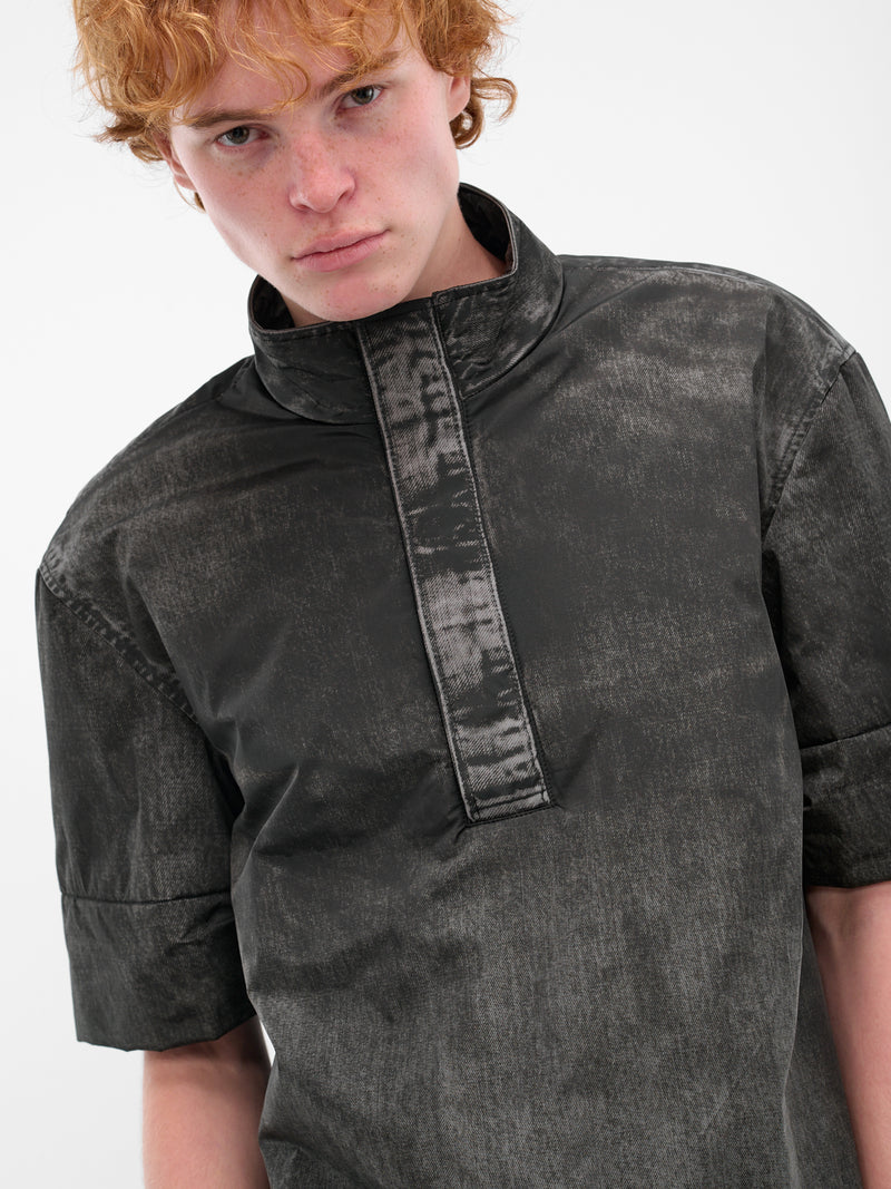 J-Valois Short Sleeve Denim Jacket (A20606-0QMBH-9XXA-BLACK)