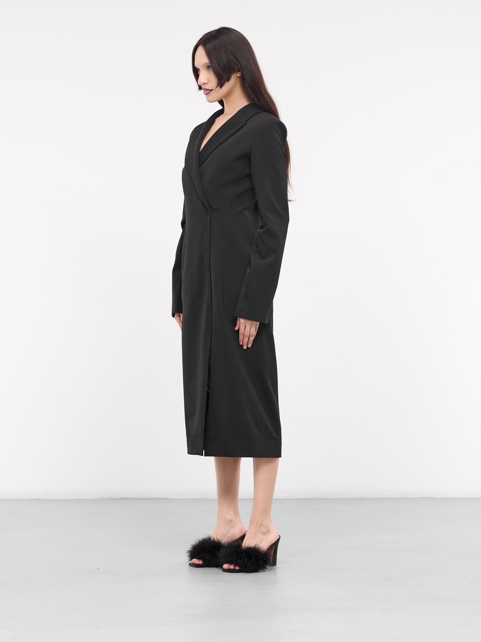 Double-Breasted Blazer Dress (A20658-BLACK)