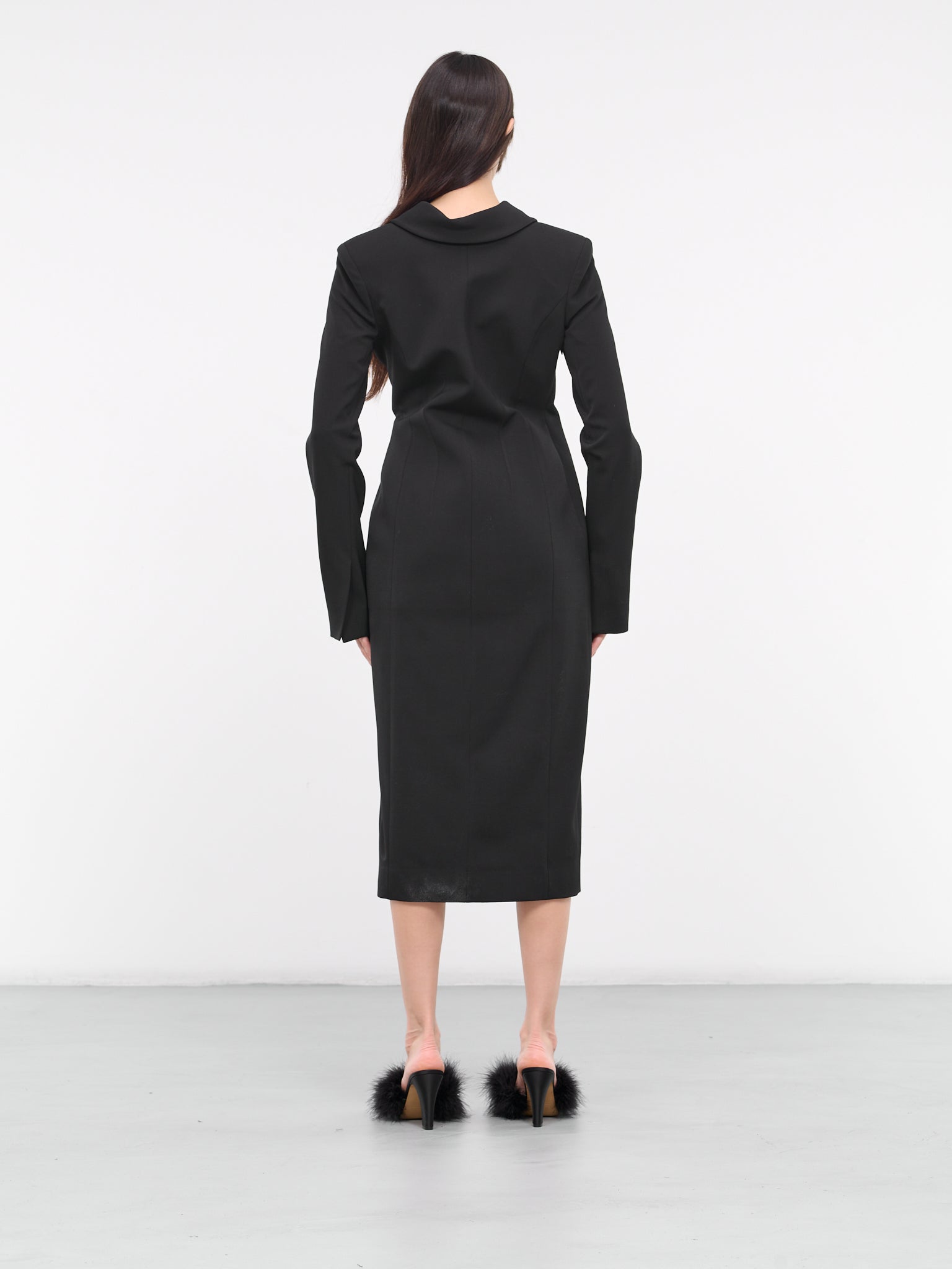 Double-Breasted Blazer Dress (A20658-BLACK)