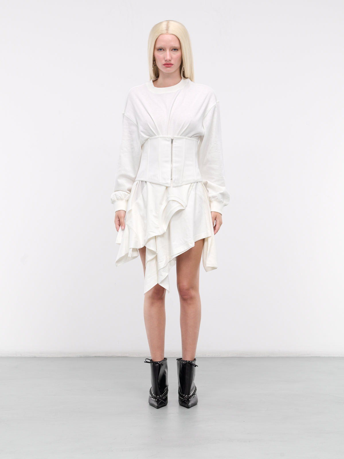 Corset Dress (A20662-WHITE)