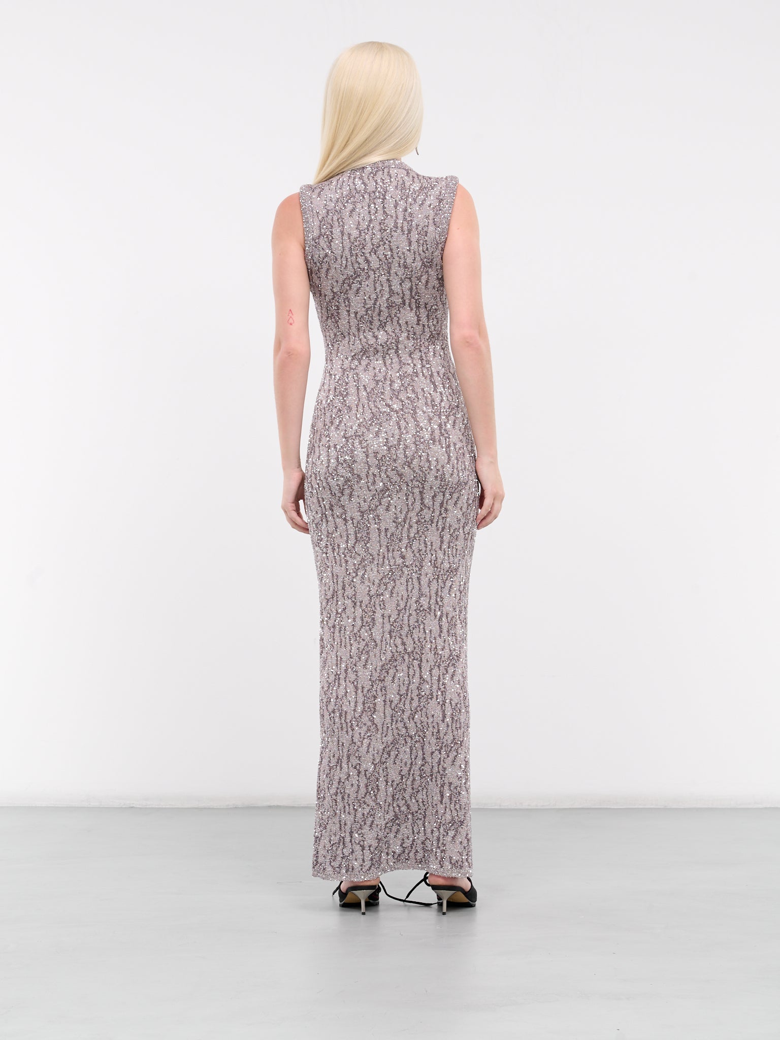 Jacquard Knit Dress (A20687-DARK-GREY)