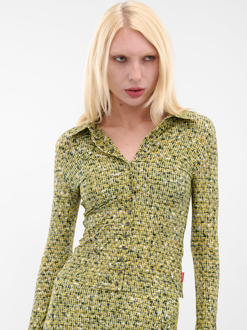 Yellow C-Elaz-Bc Trompe L'oeil Shirt (A21316-0PKBK-23RA-YELLOW)