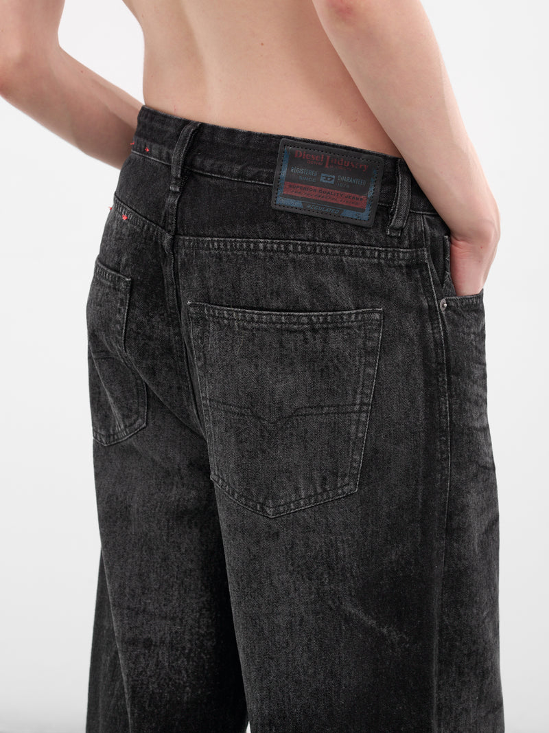 Black 1996 D-Sire-Fsh1 Denim Jeans (A21497-007DB-02-BLACK)