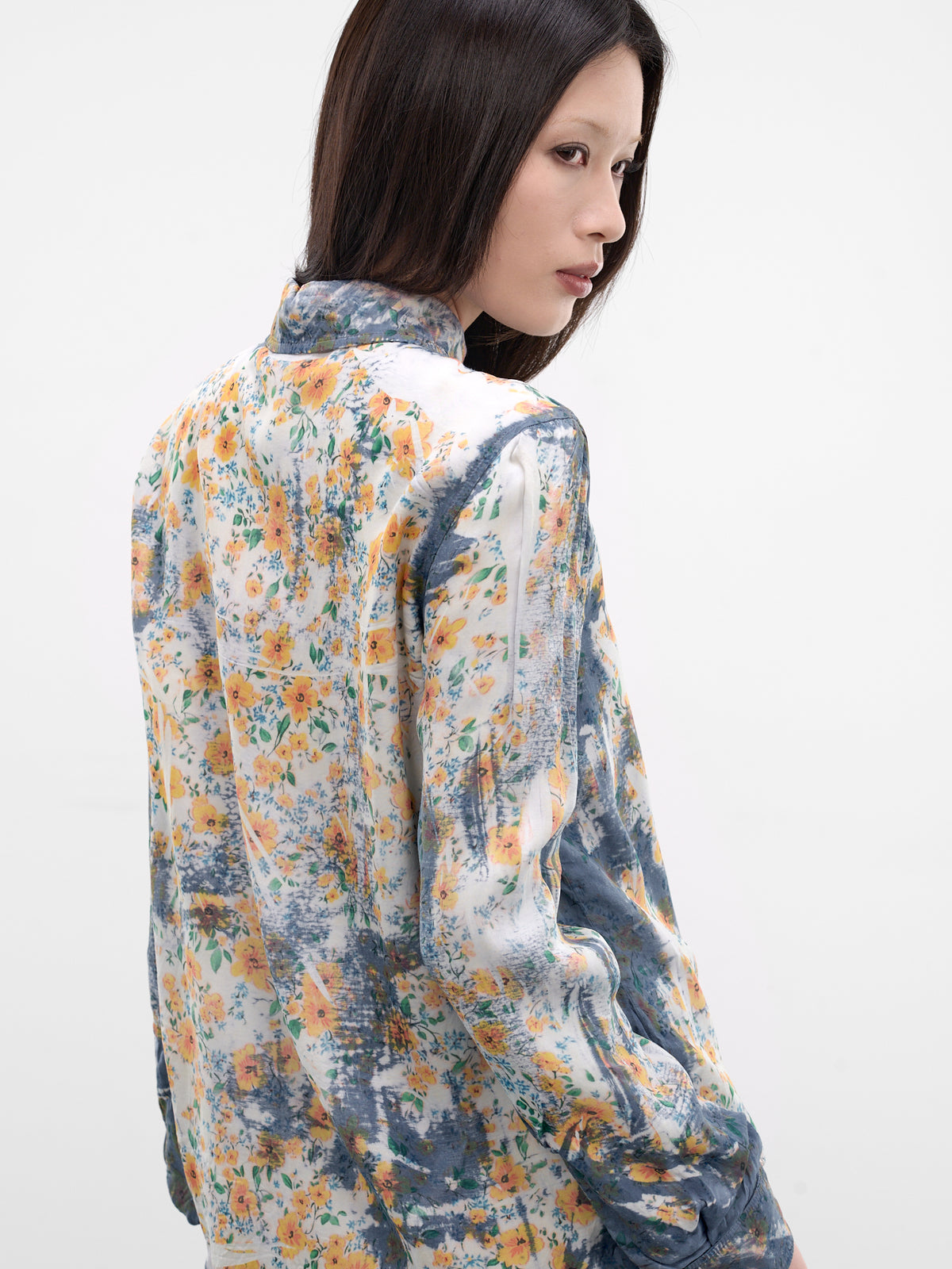 C-Assy X-Ray Floral Print Shirt (A23501-0JMCC-8GJA-BLUE)