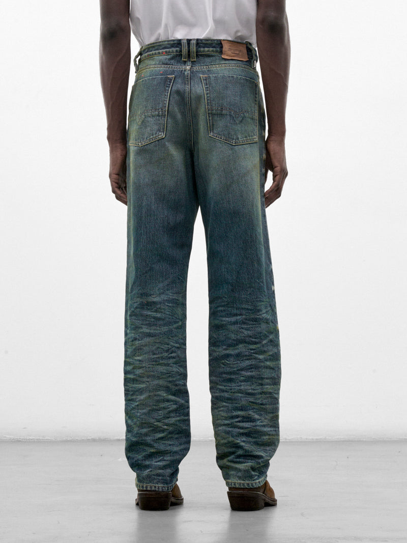 Blue Denim D-Voeed Jeans (A25943-1991-D-VOEED-DENIM)