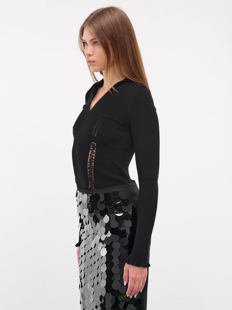 BLUMARINE Polo Knit Sweater | H. Lorenzo - side