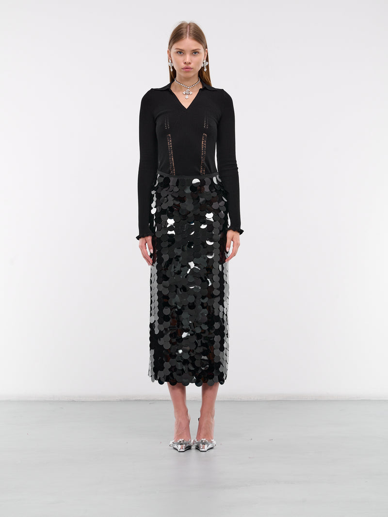 BLUMARINE Polo Knit Sweater | H. Lorenzo - styled