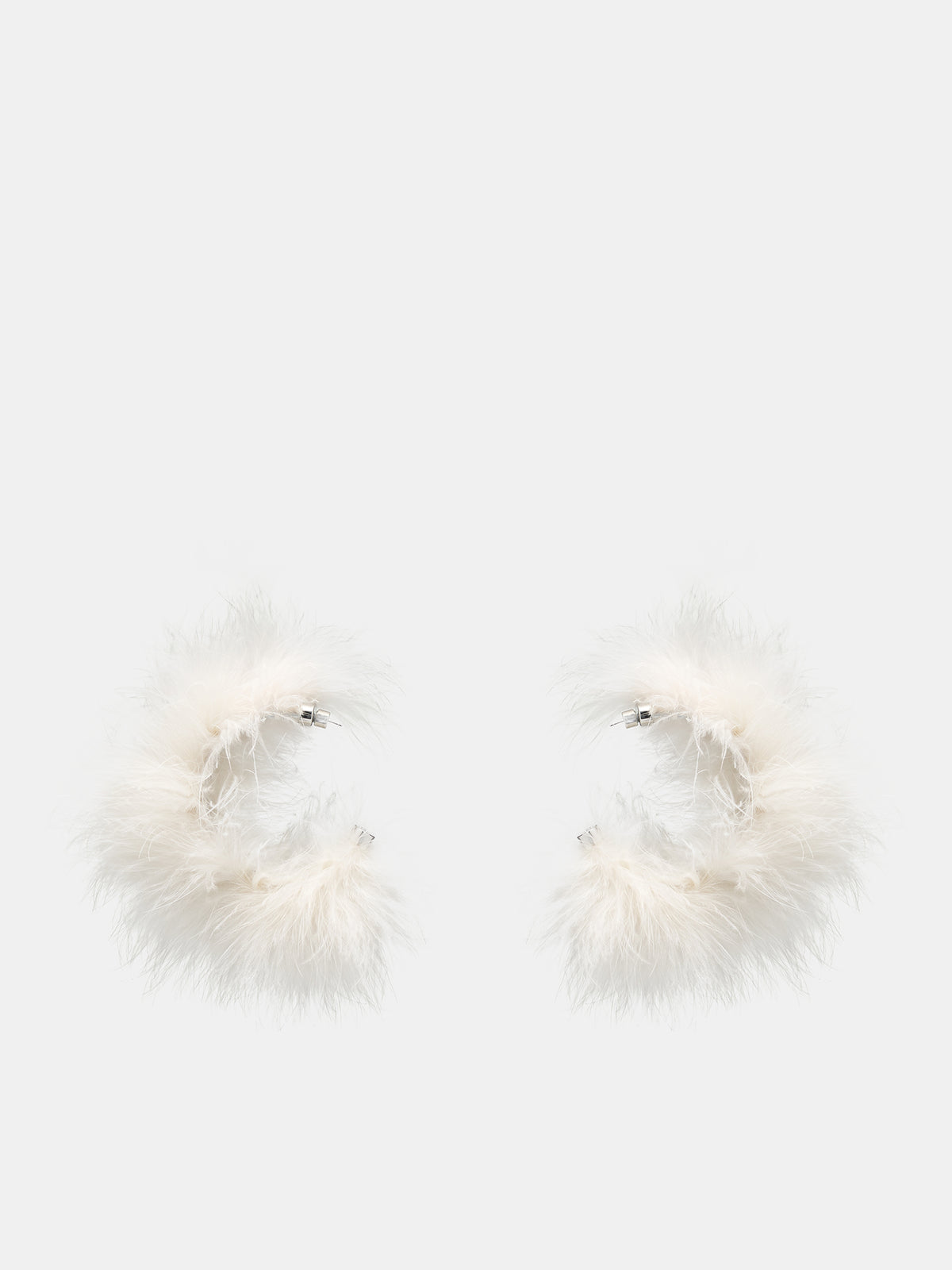 Feather Earrings (A42-2W271A-IVORY)