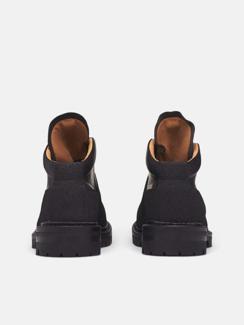 Black Leather Quest Boots (A4257QB-BLACK)