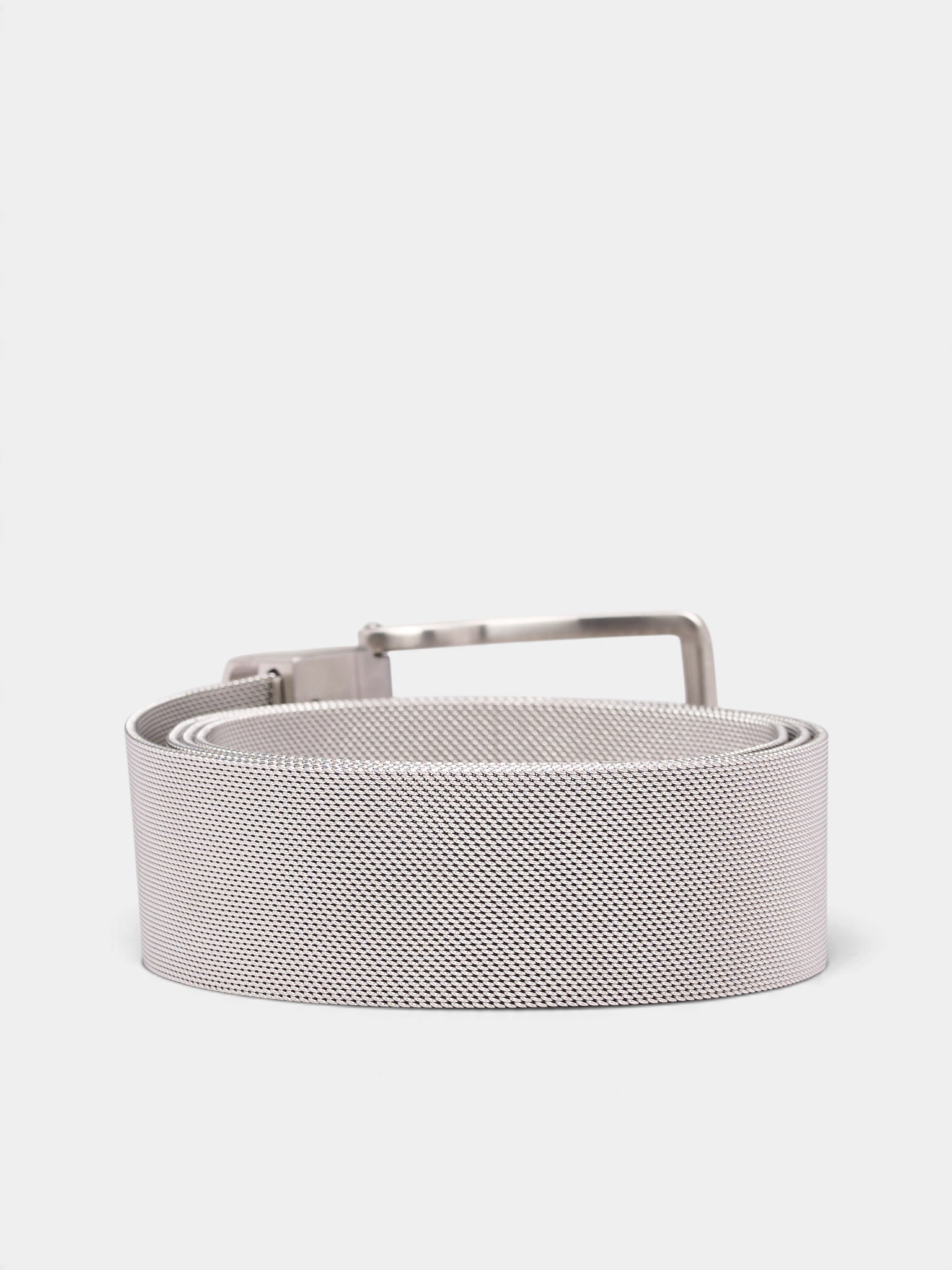 Silver Stainless Steel Sharkmesh Belt (A4268SSS-STAINLESS-STEEL)