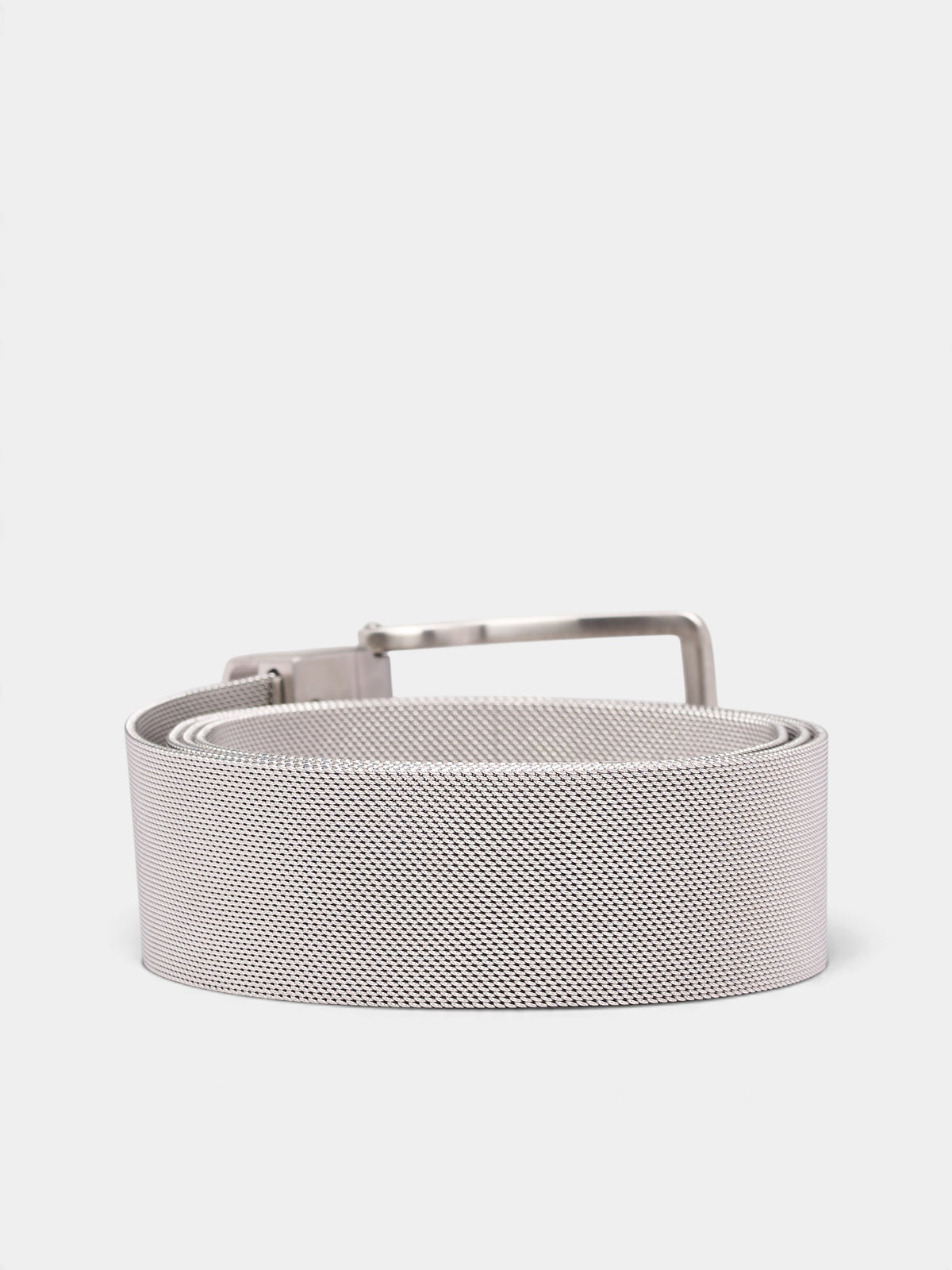 Silver Stainless Steel Sharkmesh Belt (A4268SSS-STAINLESS-STEEL)