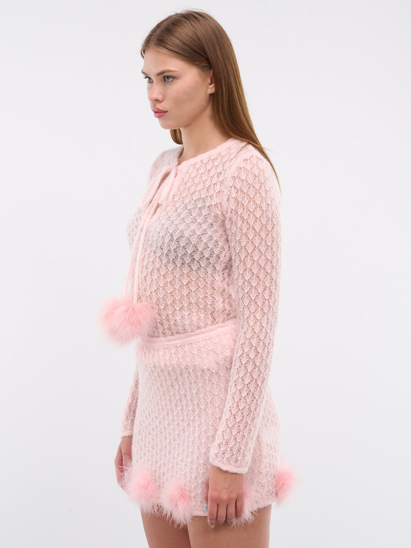 BLUMARINE Feather Knit Sweater | H.Lorenzo - side