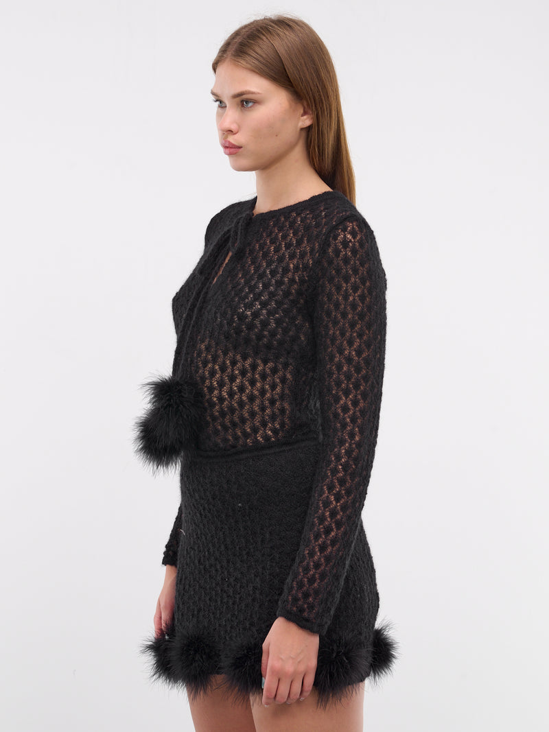 BLUMARINE Feather Knit Sweater | H.Lorenzo - side