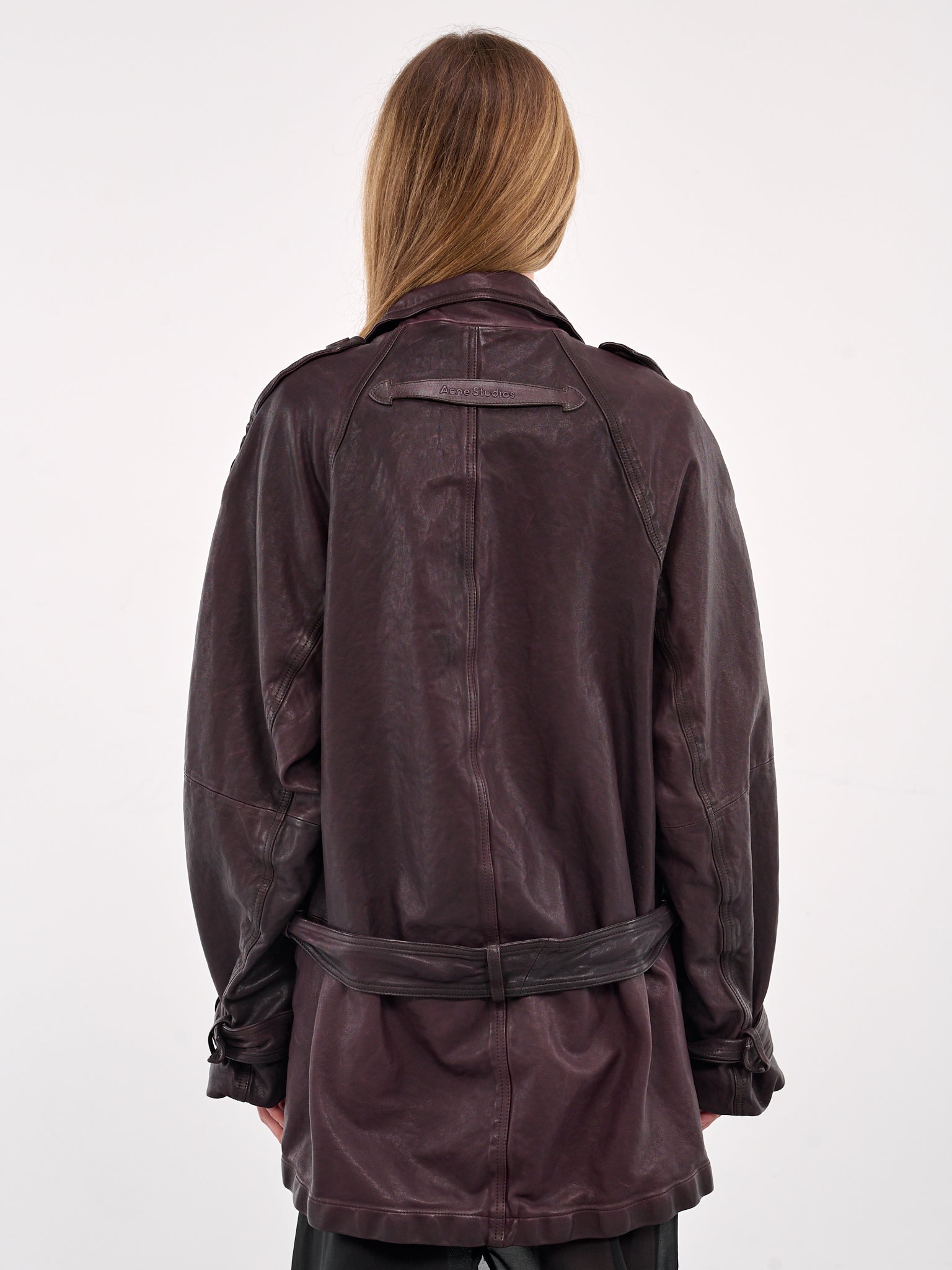 Leather Jacket (A70188-DARK-BROWN)