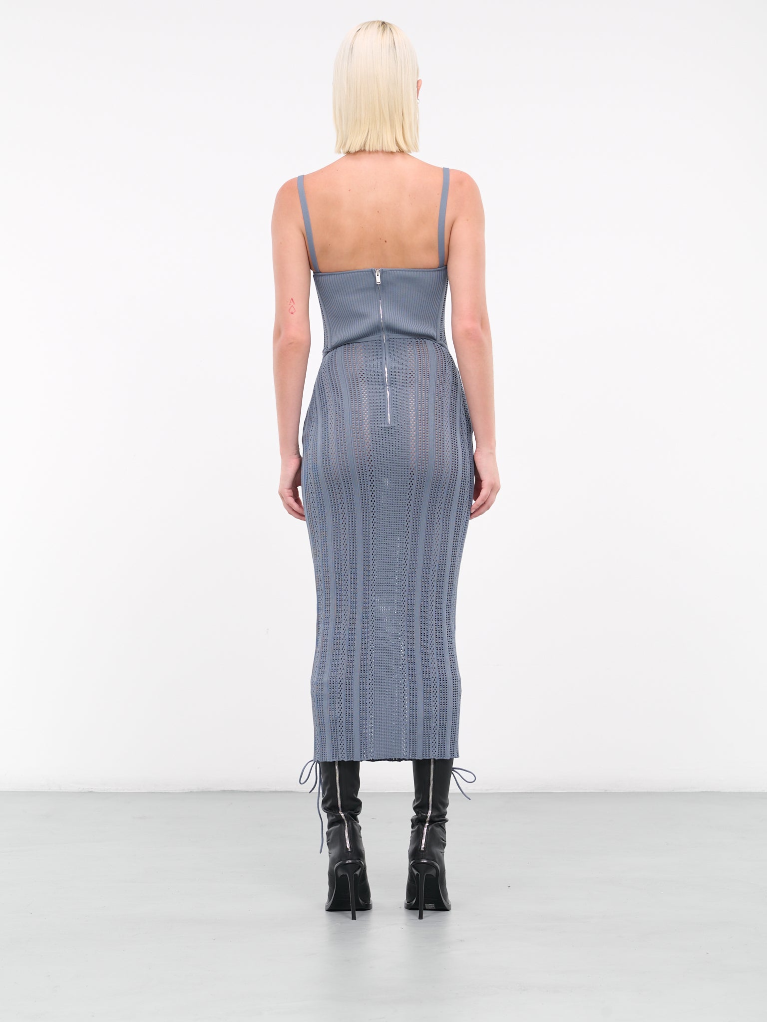Laced Openwork Dress (A7745-5038-STORM-BLUE)