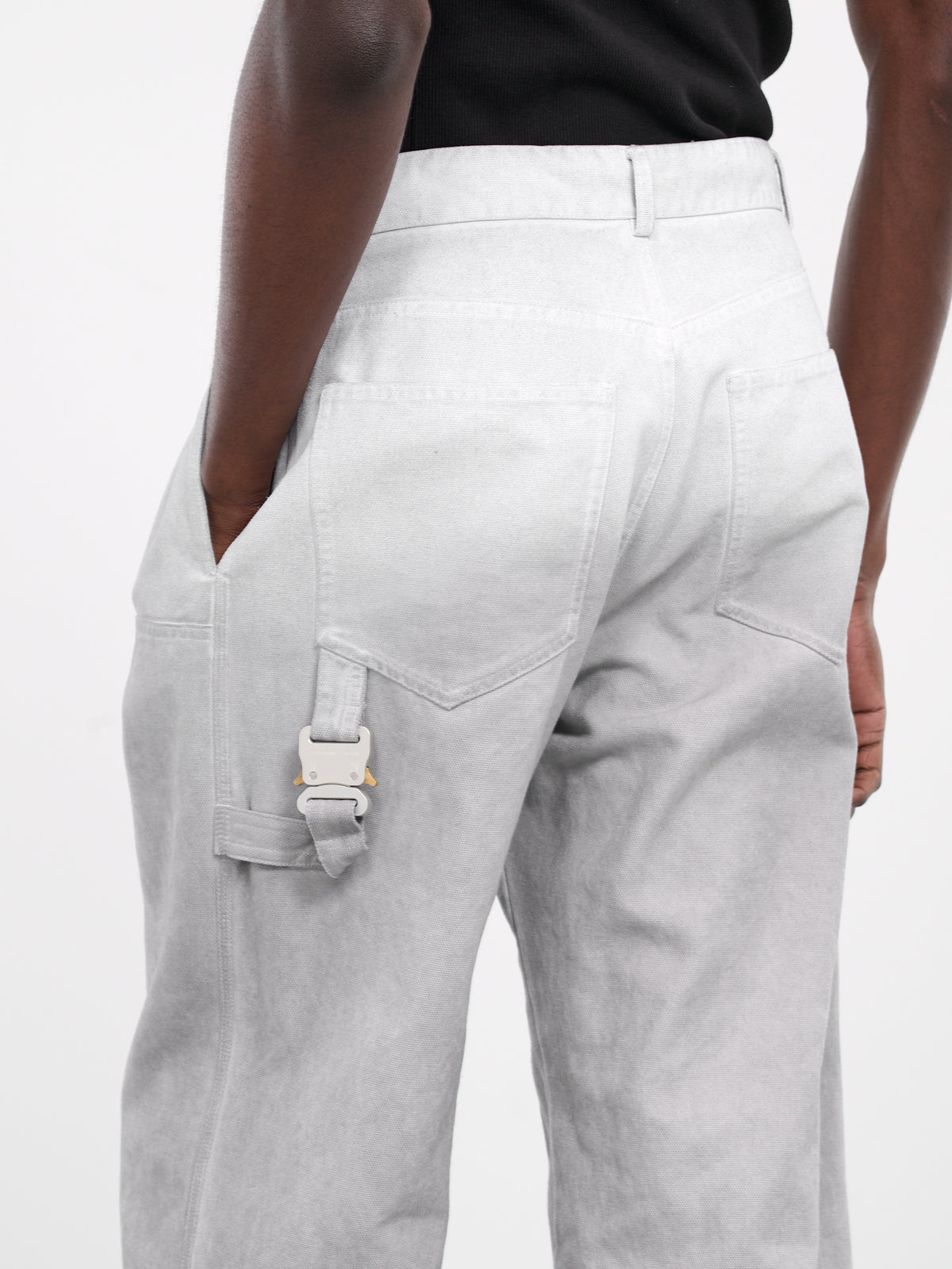 Overdyed Carpenter Pants (AAMPA0460FA01-TREATED-WHITE)