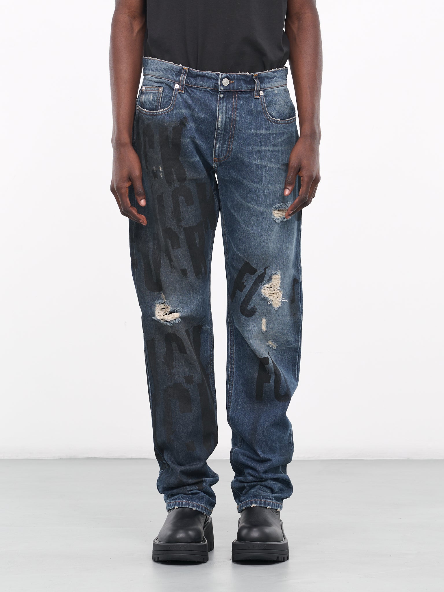 Flood (AAUPA0416FA01-BLU0014-MID-BLUE) Jeans Mark