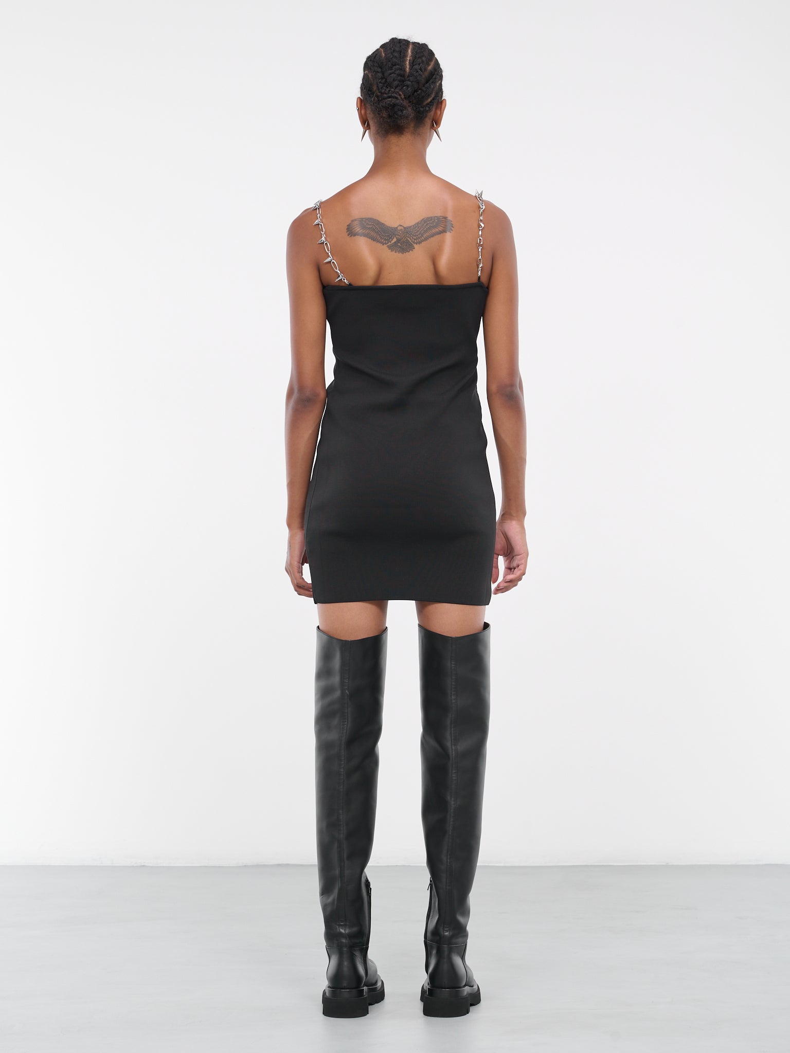 Stud Strap Mini Dress (AAWKN0216YA01-BLK0001-BLACK) Stud Strap Mini Dress (AAWKN0216YA01-BLK0001-BLACK)