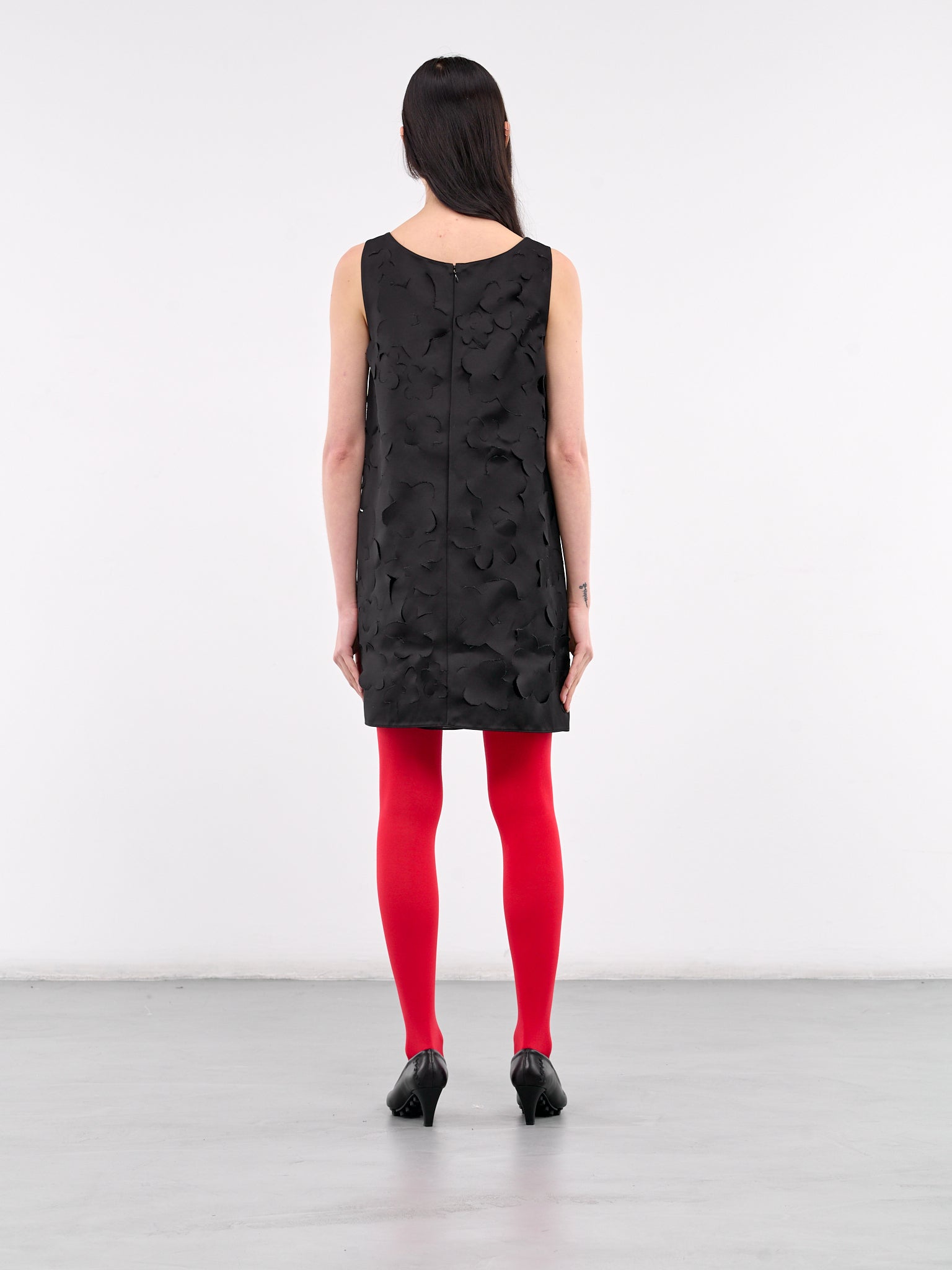 ワンピース Marni Short Dress ABMA1396S0 USR009 Duchess Cut-Out Mini Dress (ABMA1396S0-USR009-BLACK)