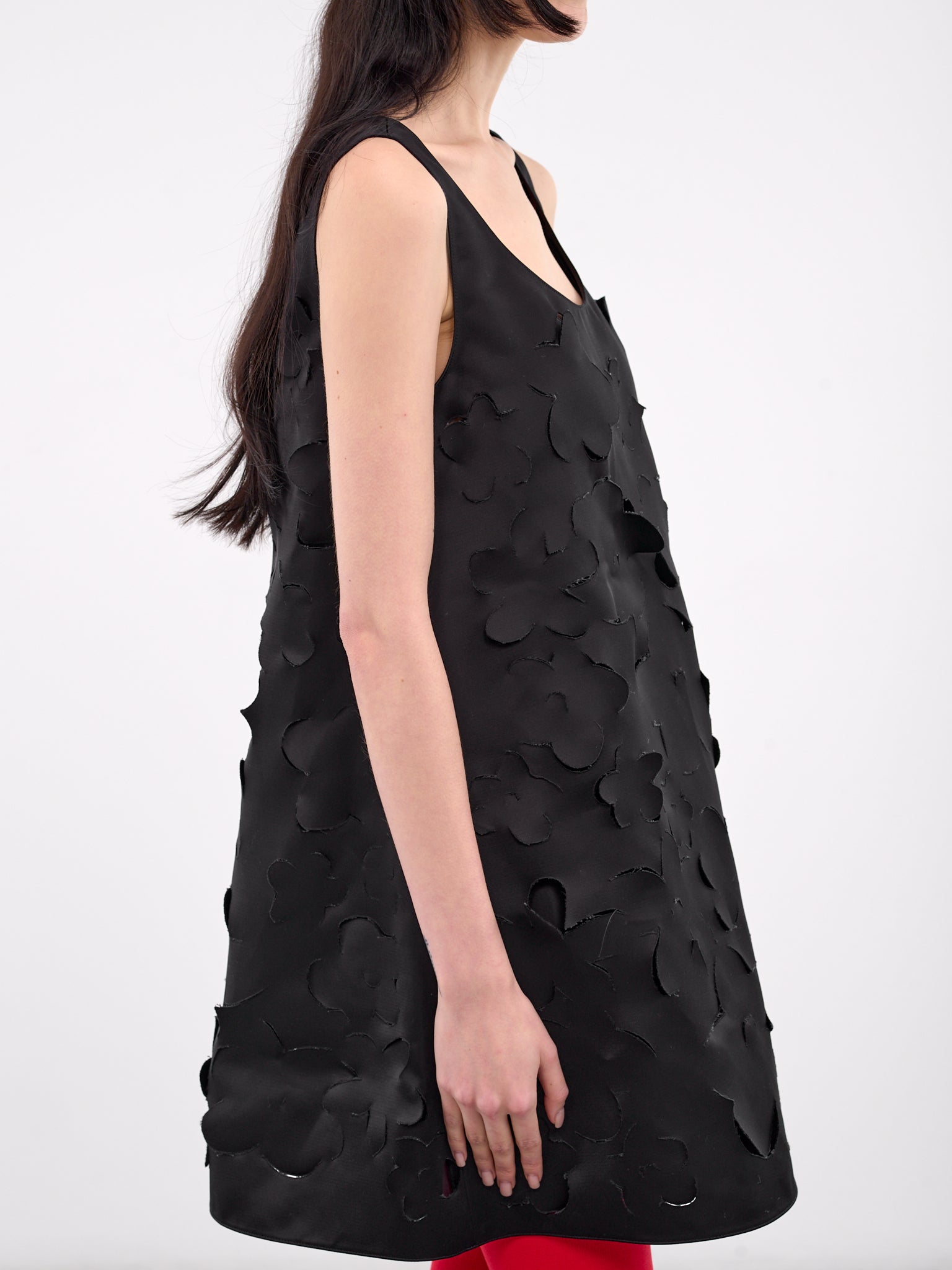 ワンピース Marni Short Dress ABMA1396S0 USR009 Duchess Cut-Out Mini Dress (ABMA1396S0-USR009-BLACK)