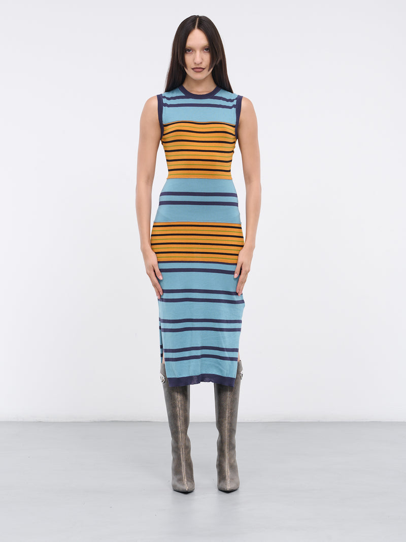 Striped Knit Dress (ABMD0198Q0-UFC250-MULTI)