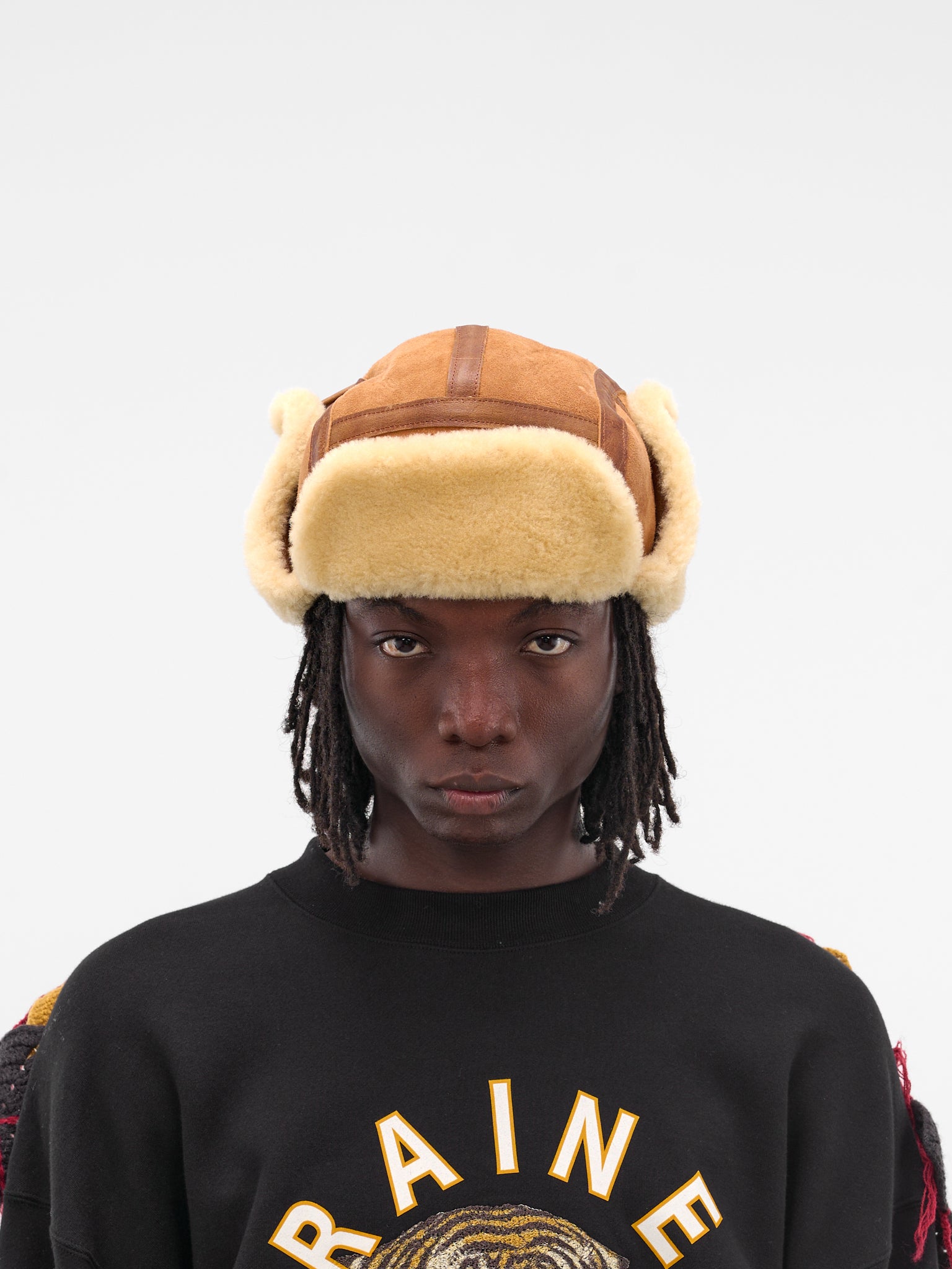 Beige Mouton Aviator Cap (AC-SV-NGA-1004-BEIGE)