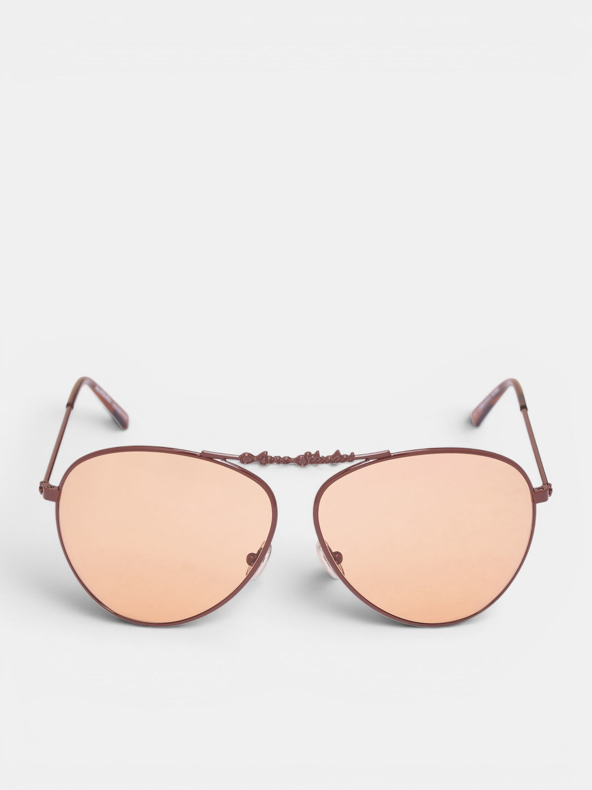 Orange Metal Aviator Sunglasses (AC-UX-EYEW000002-BROWN-ORANGE)