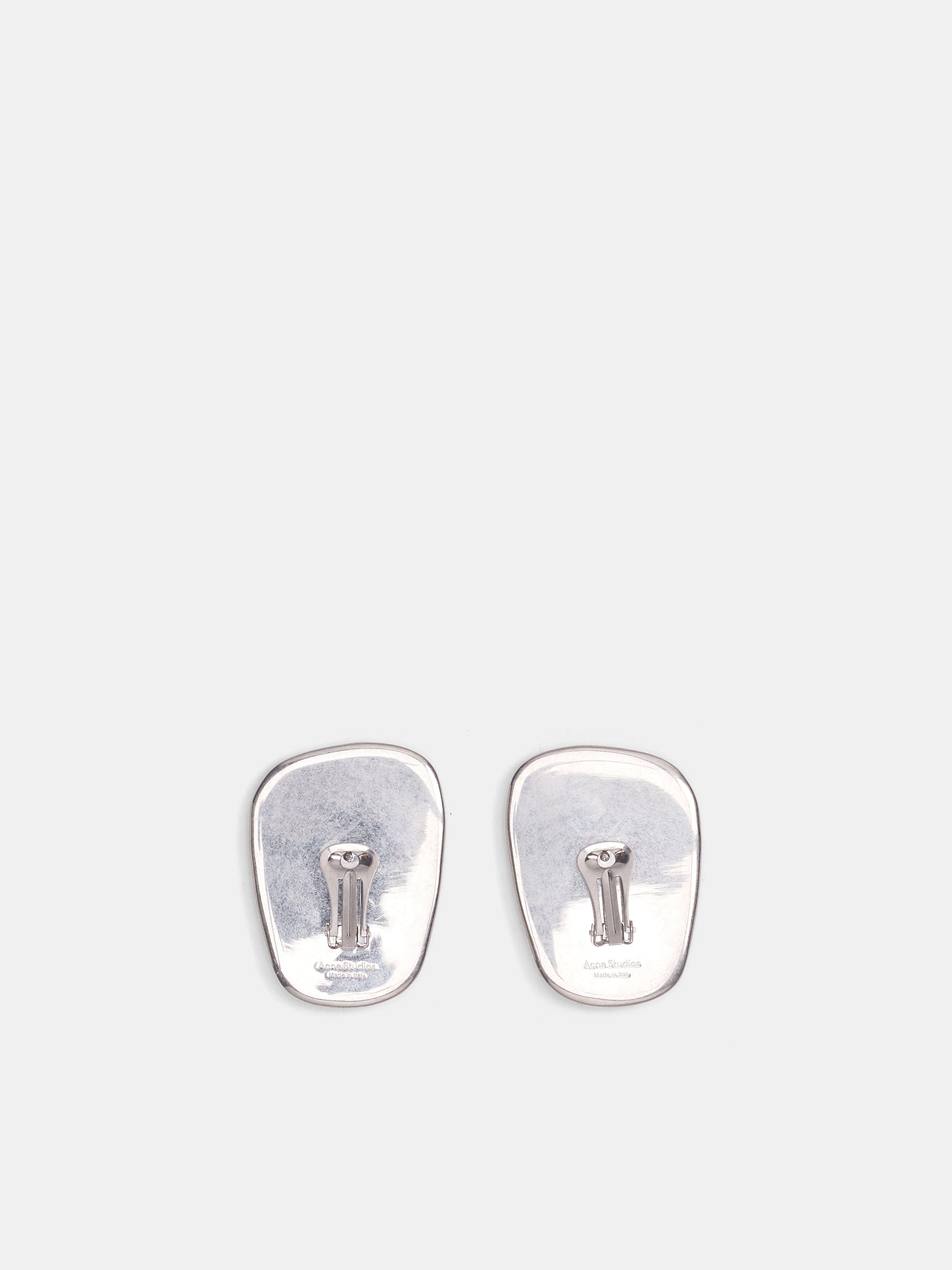 Cream Stone Earrings (AC-UX-JEW000004-SILVER-CREAM)