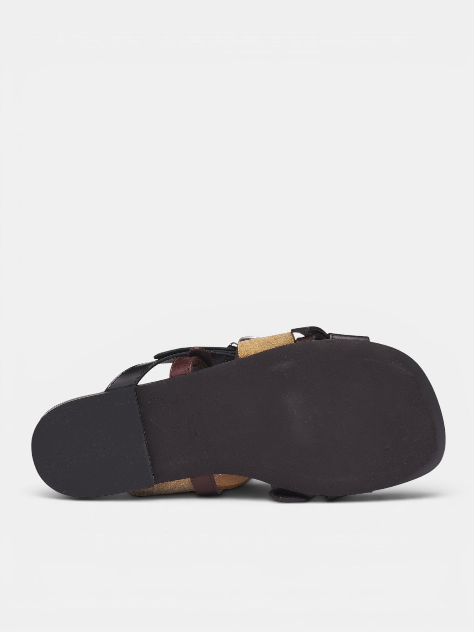 Brown Multi-Strap Leather Sandals (AC-UX-SHOE000005-MULTI-BROWN)