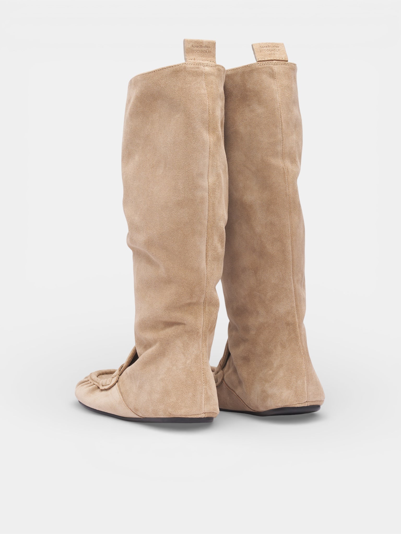 ACNE STUDIOS Suede Slouch Saddle Boots | H.Lorenzo - back side