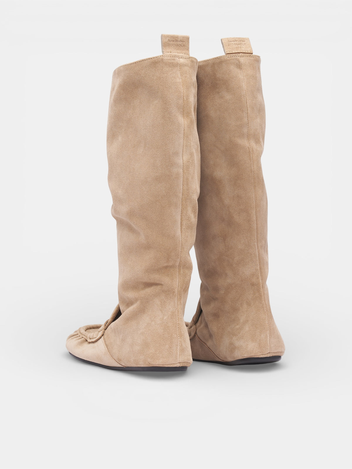 ACNE STUDIOS Suede Slouch Saddle Boots | H.Lorenzo - back side
