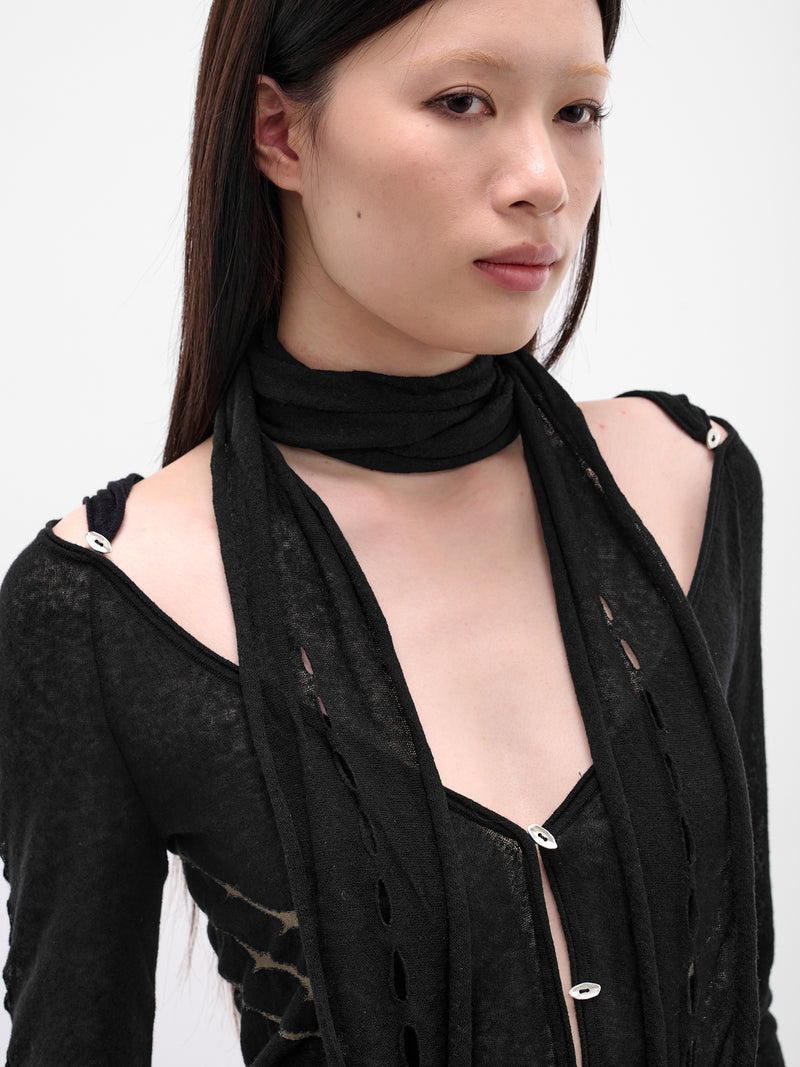 RUI Knit Scarf | H.Lorenzo - side