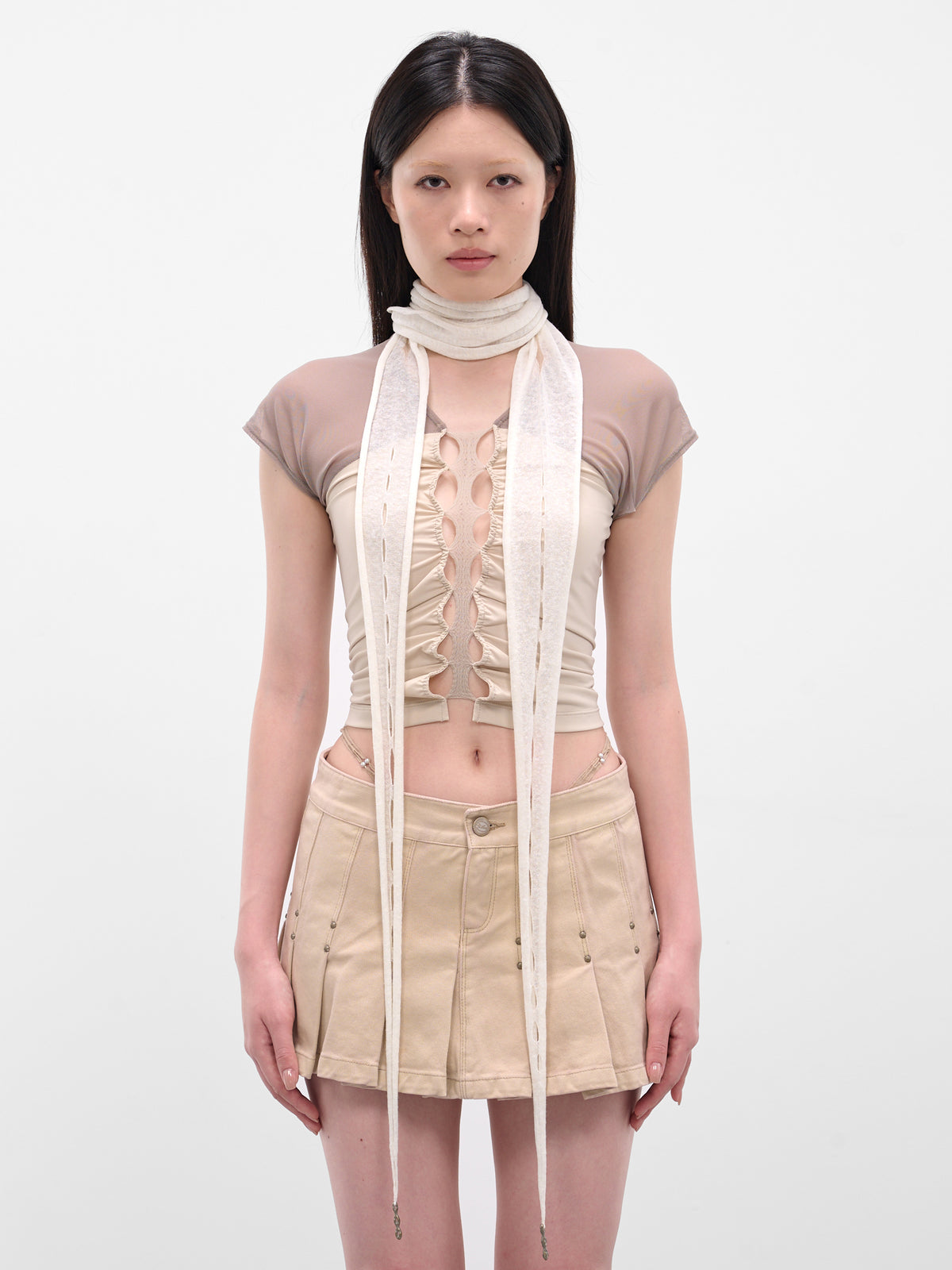 RUI Knit Scarf | H.Lorenzo - front
