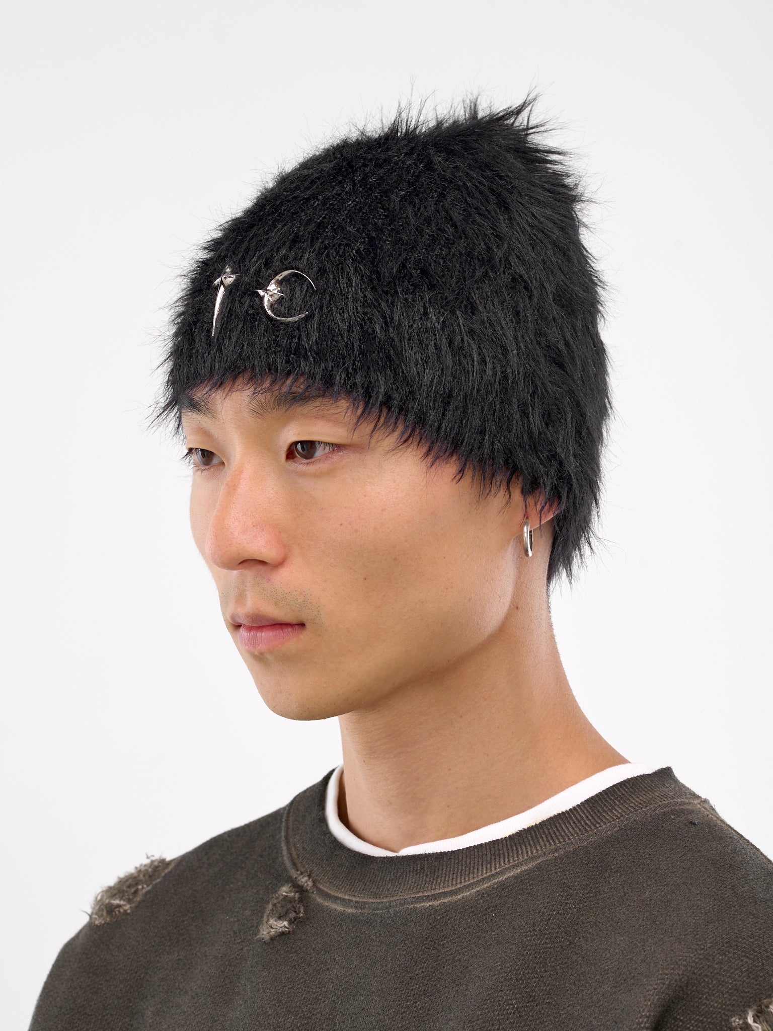 THUG CLUB サグクラブ Beanie Brownビーニー 噛み合わ