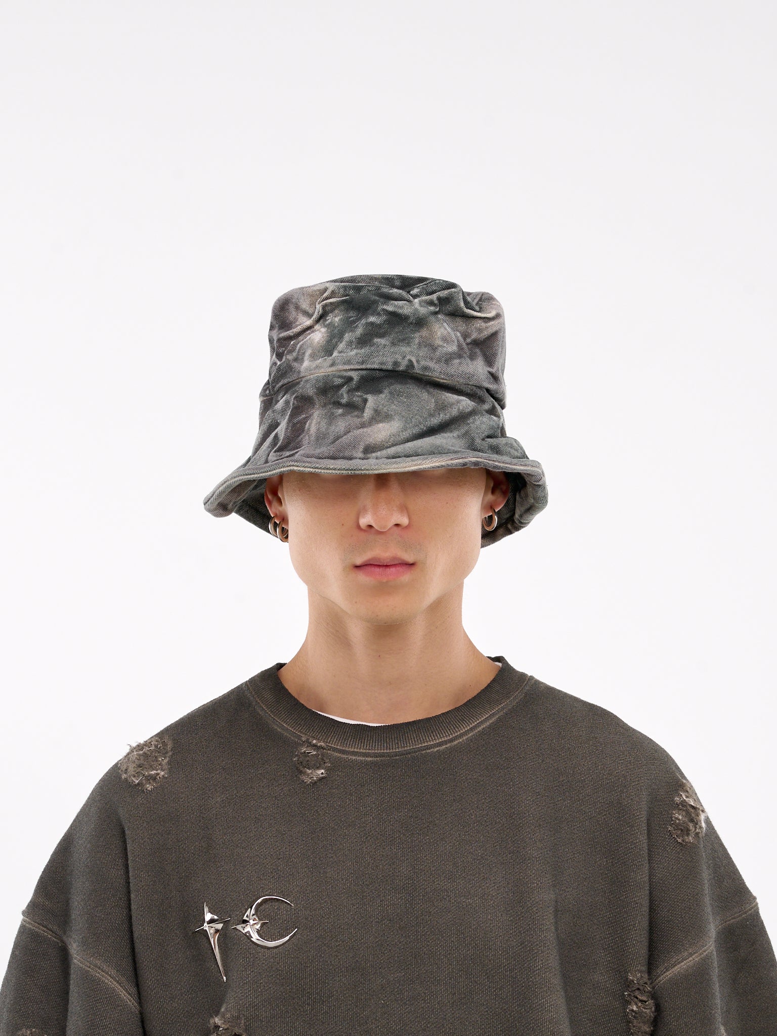 THUG CLUB Bio Army 細く Bucket Hat 