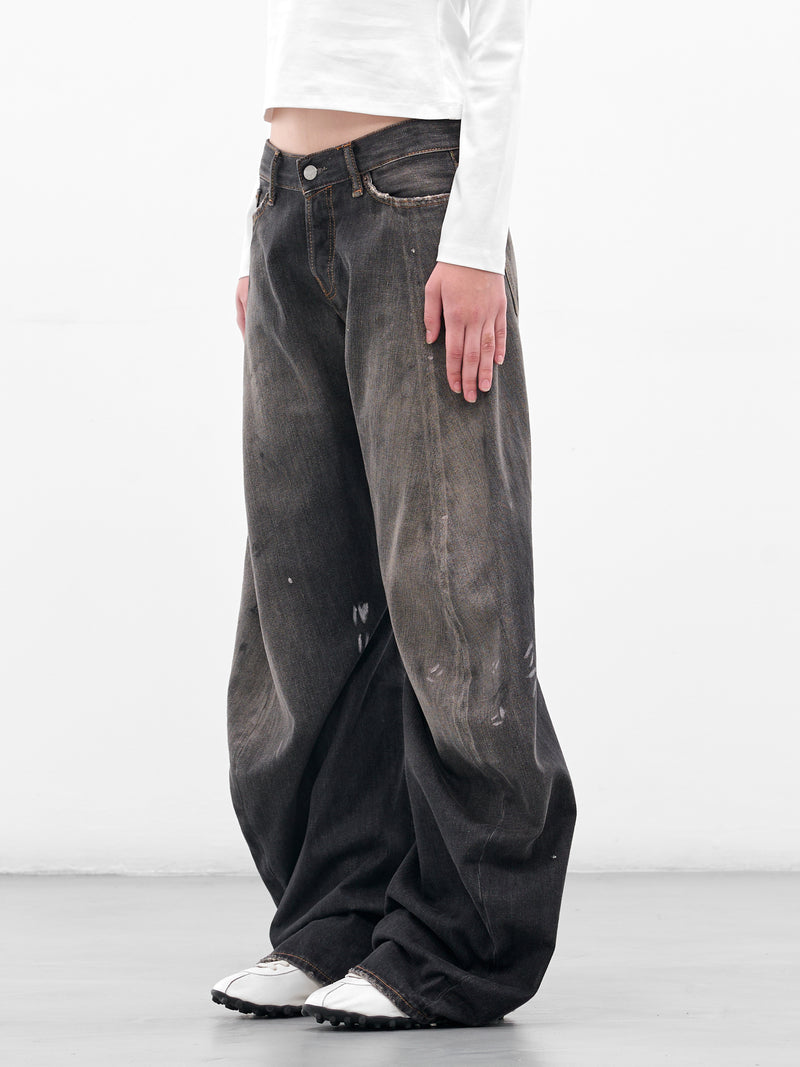 2006 Loose Fit Denim Jeans (2006F-BLACK)