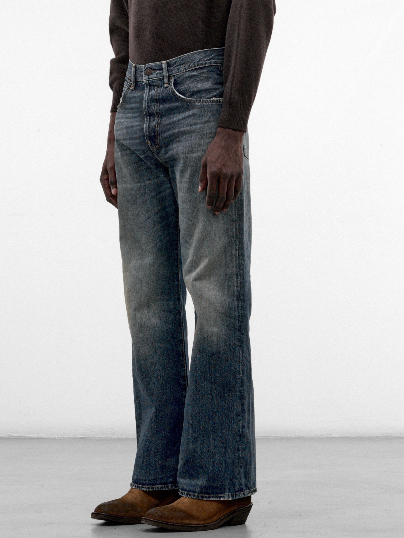 Blue Denim 2021M Straight Jeans (ACNE-STUDIOS-2021M-MID-BLUE-BI)